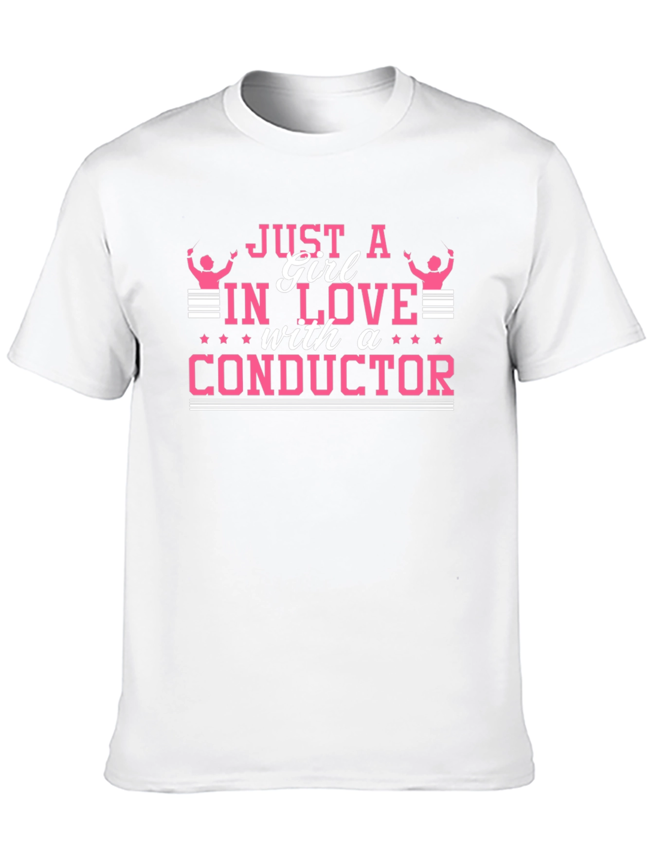 Black Just a Girl in Love with a Conductor T-Shirt view 10