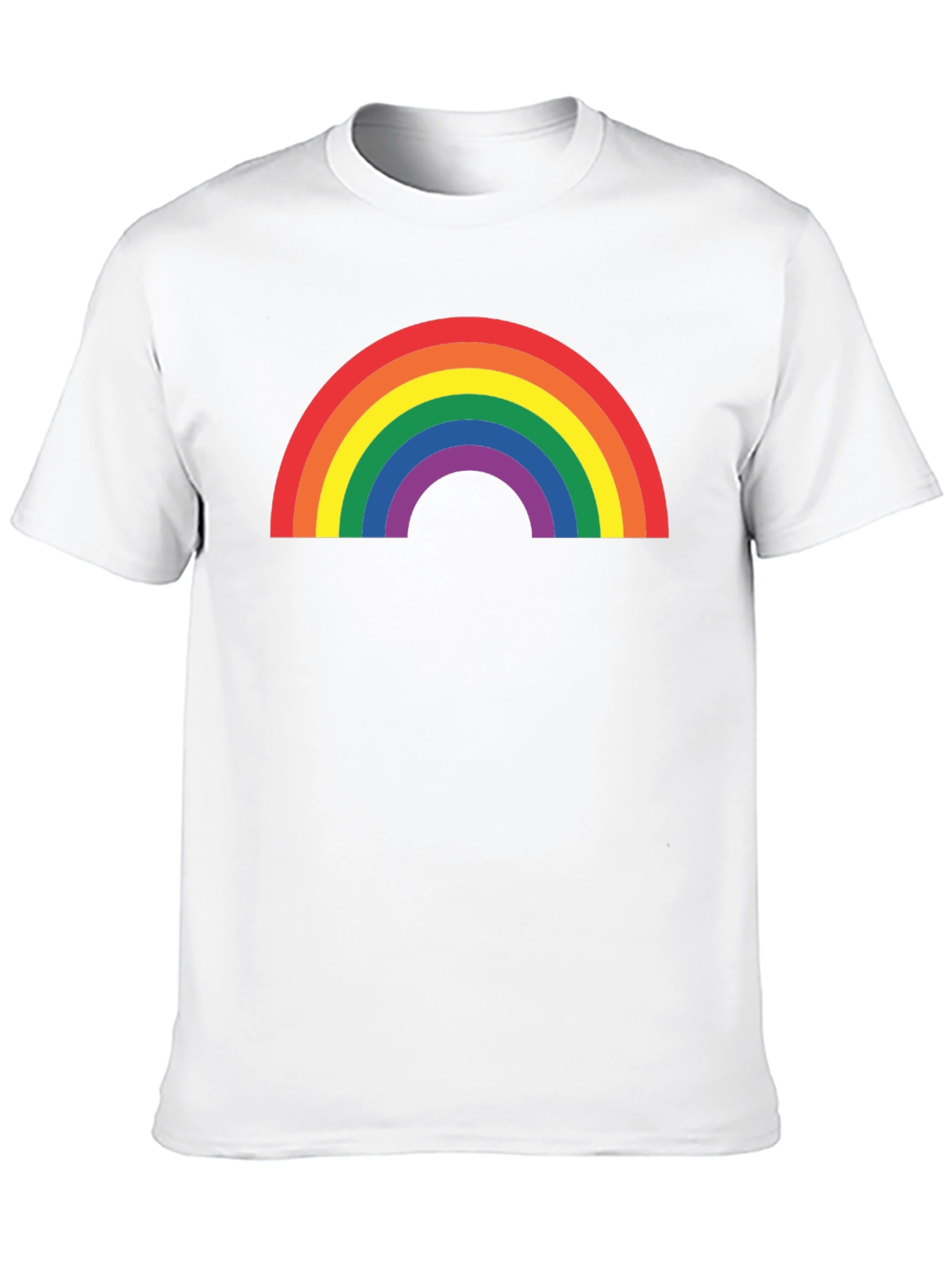 Black Rainbow Pride Graphic T-Shirt - Black Cotton Blend view 10