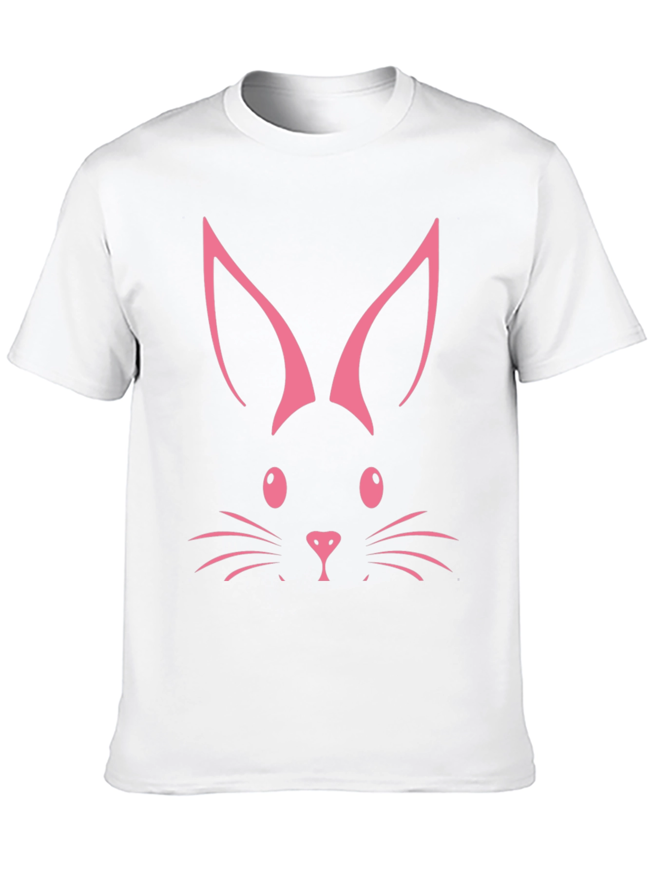 Black Bunny Face Graphic Tee - Easter Fun view 10