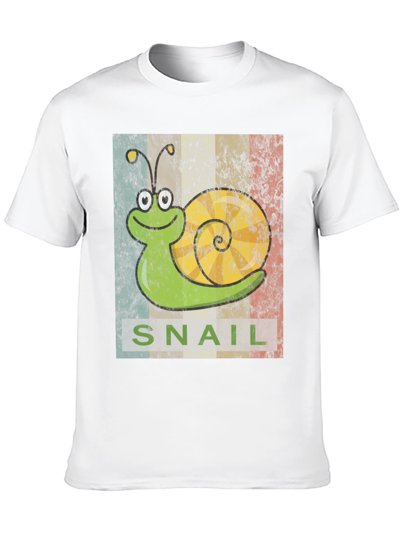 Black Retro Snail Graphic T-Shirt - Soft Cotton Blend view 10