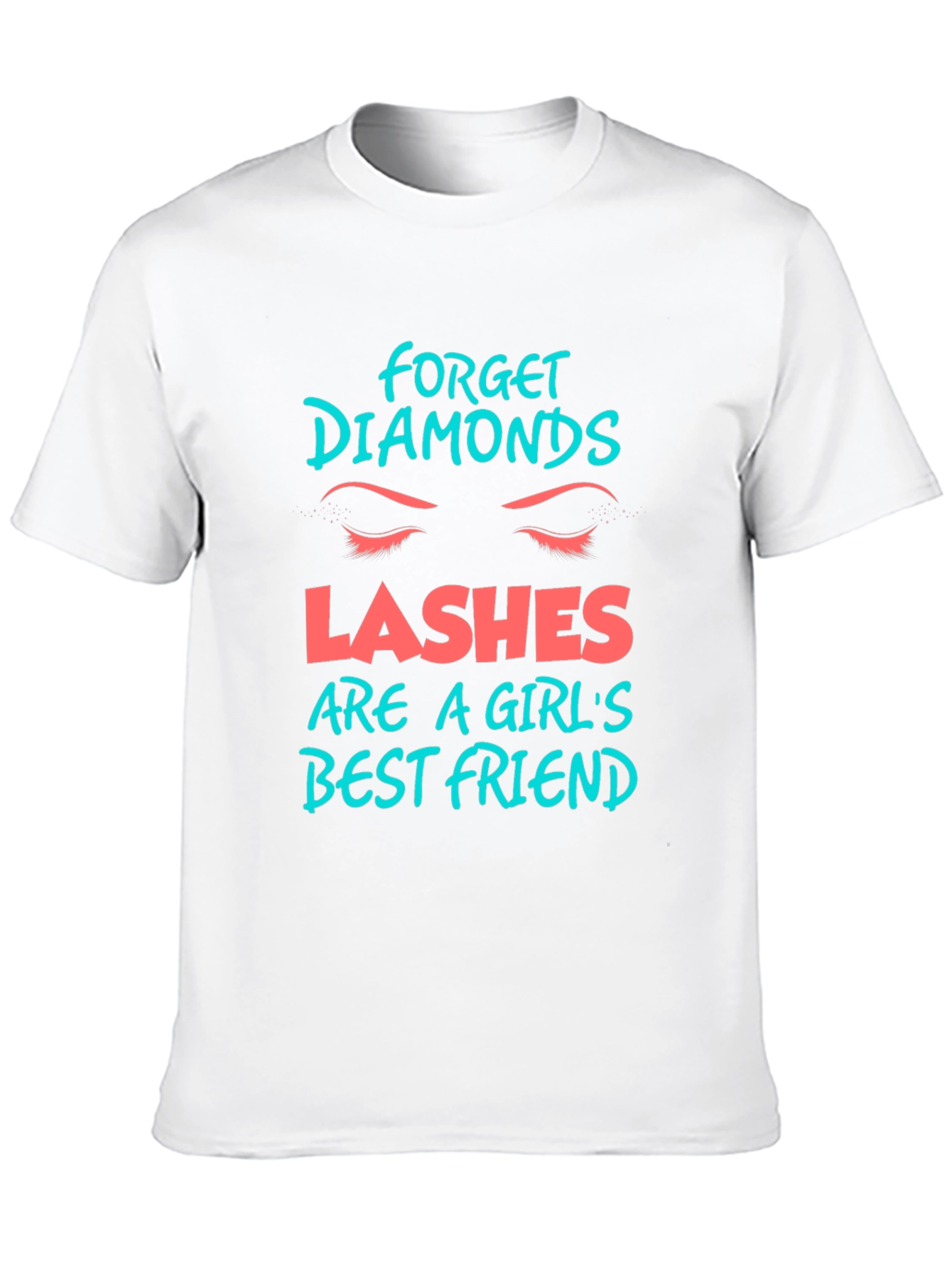 Black Lashes Are A Girl's Best Friend Graphic Tee view 10