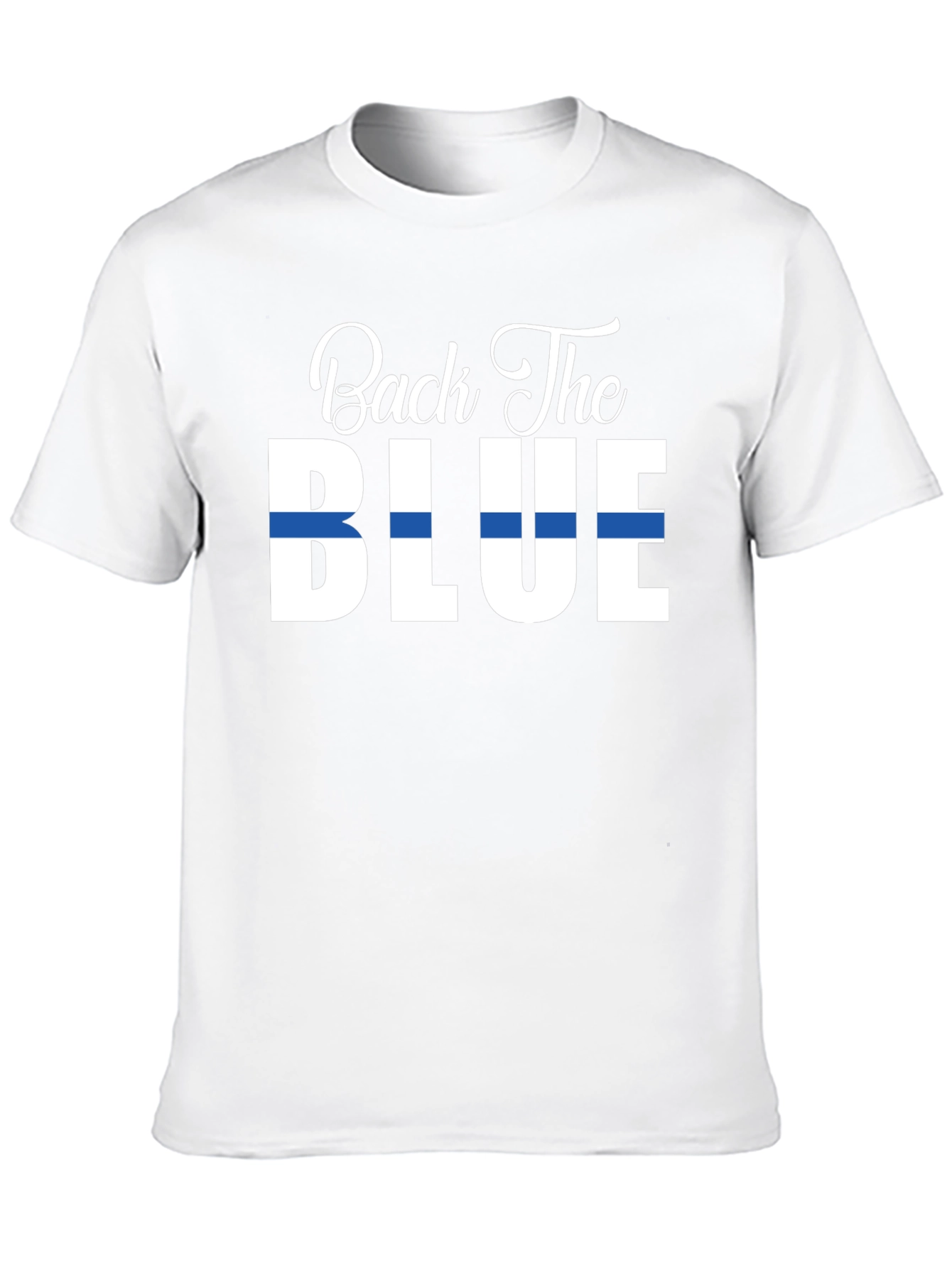 Black Back The Blue Graphic T-Shirt view 10