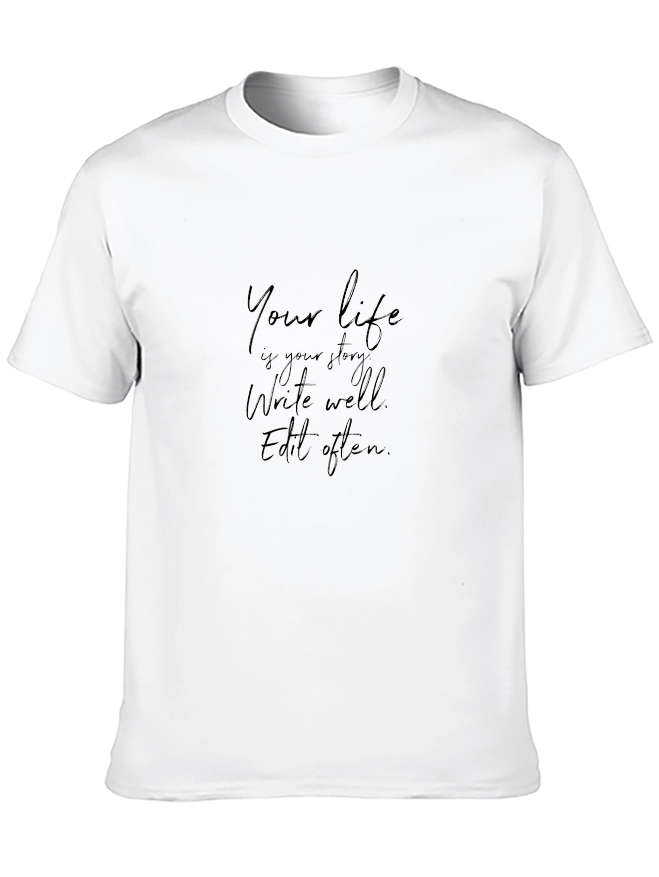 Black Inspirational Life Story Black T-Shirt view 10