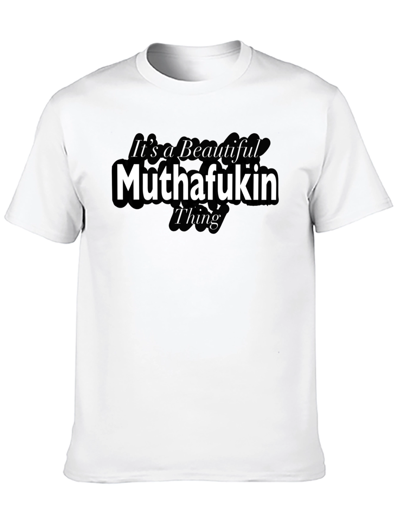 Black Beautiful Muthafukin Thing Graphic T-Shirt view 10