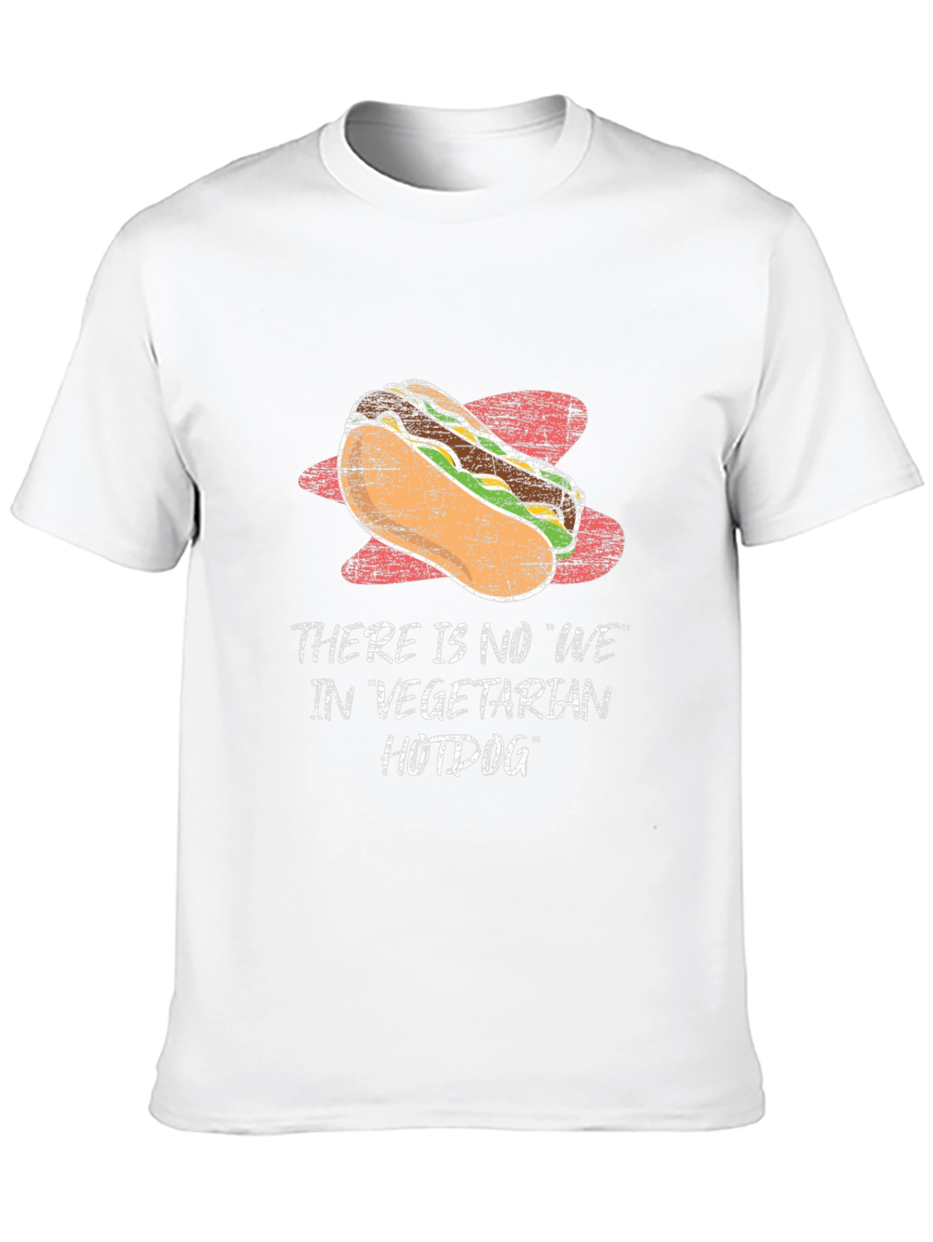 Black Vegetarian Hotdog T-Shirt Funny Hot Dog Lover Tee view 10