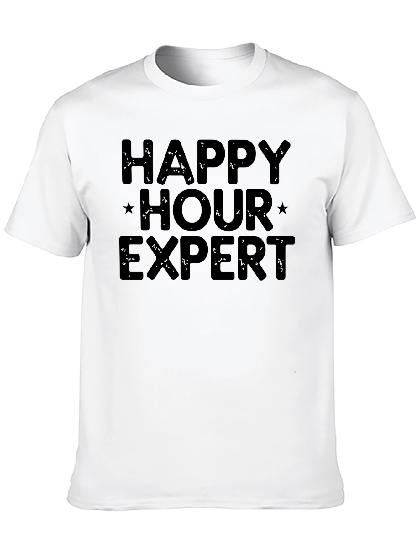 Black Happy Hour Expert Graphic Tee view 10