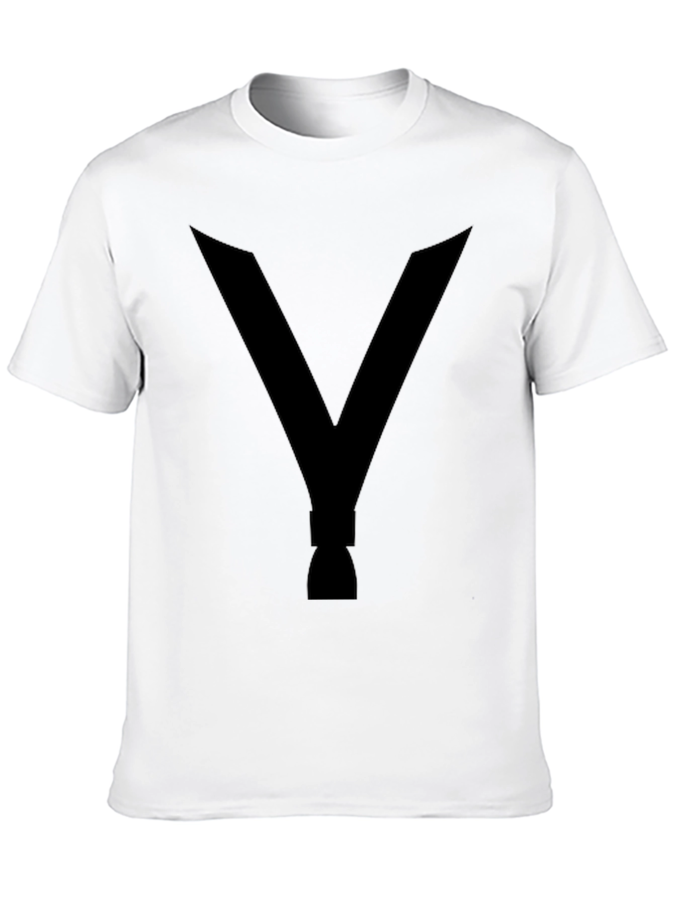 Black V Rocket Graphic Tee - Black Cotton T-Shirt view 10