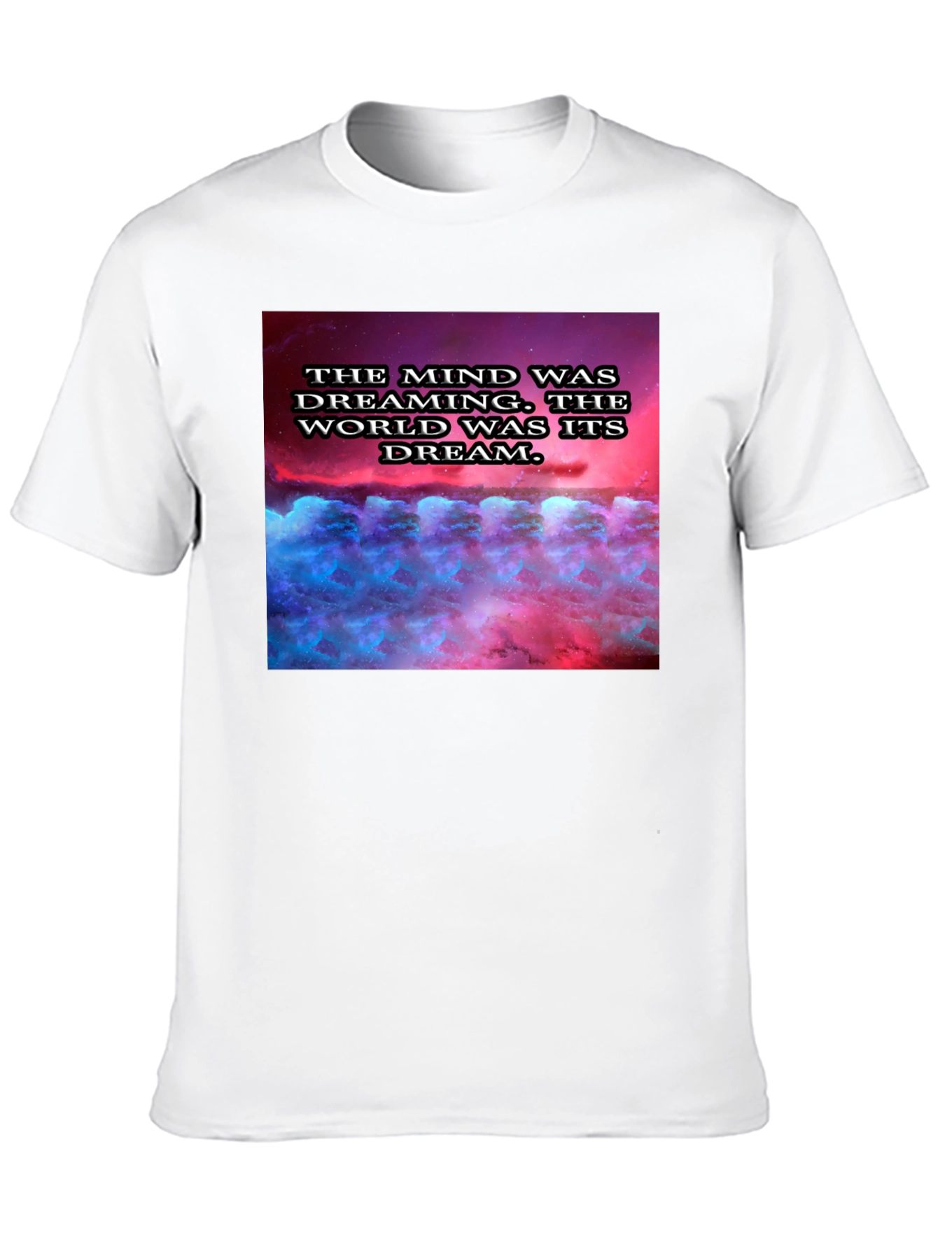 Black Mind Dreaming T-Shirt - Unique Graphic Tee view 10