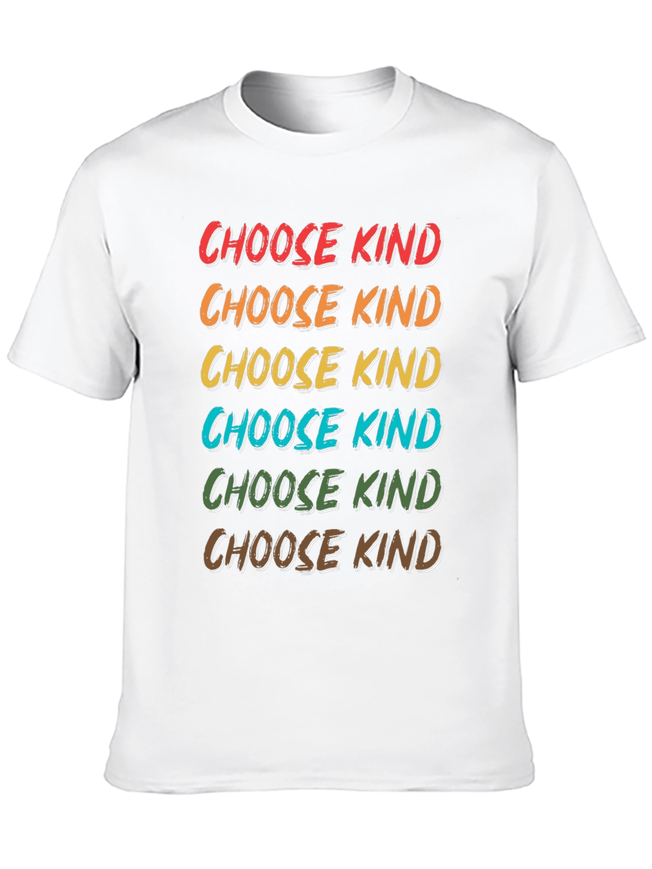 Black Choose Kind Graphic Tee - Positive Message T-Shirt view 10