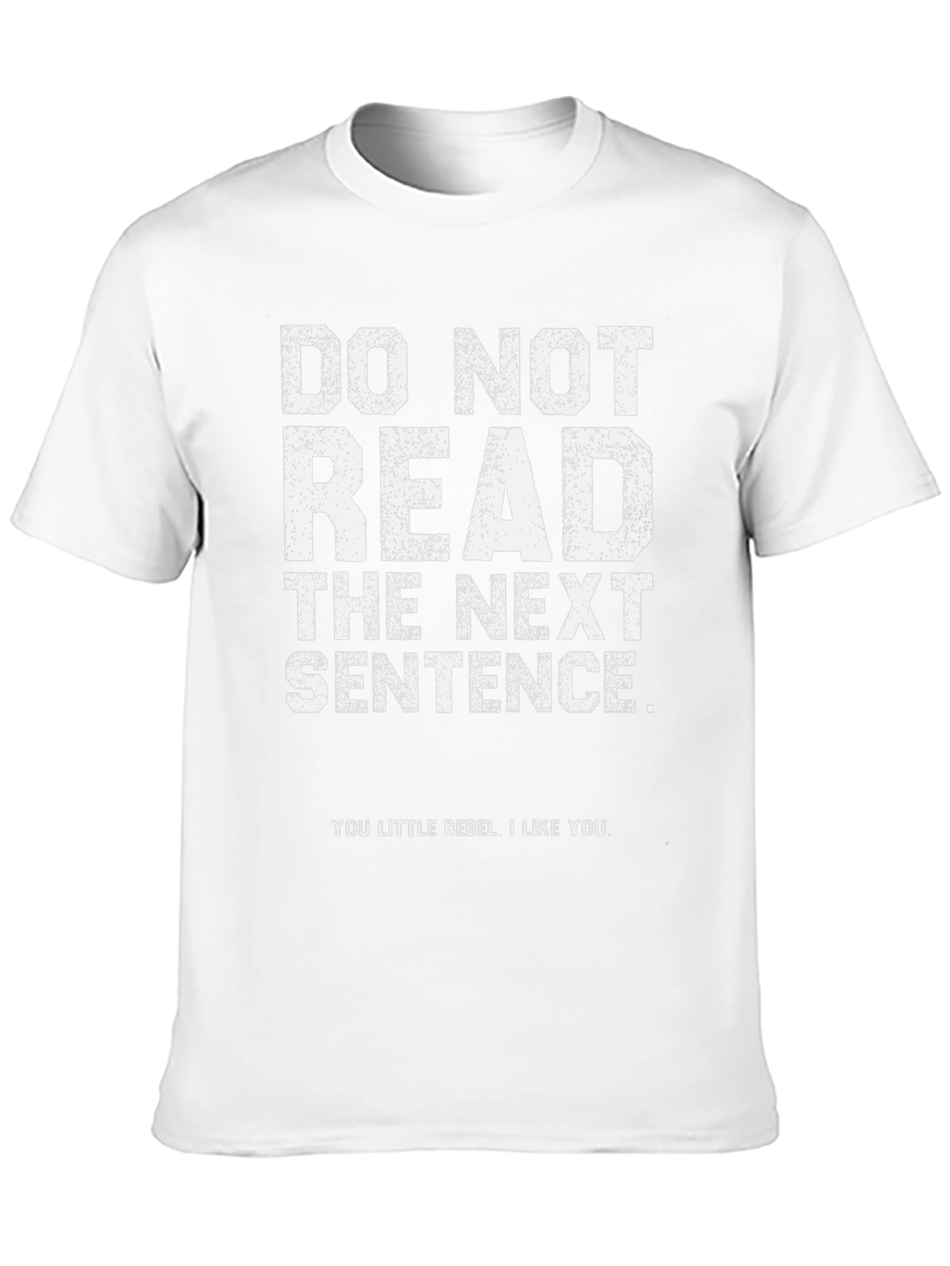 Black Funny Graphic Tee - Do Not Read T-Shirt view 10