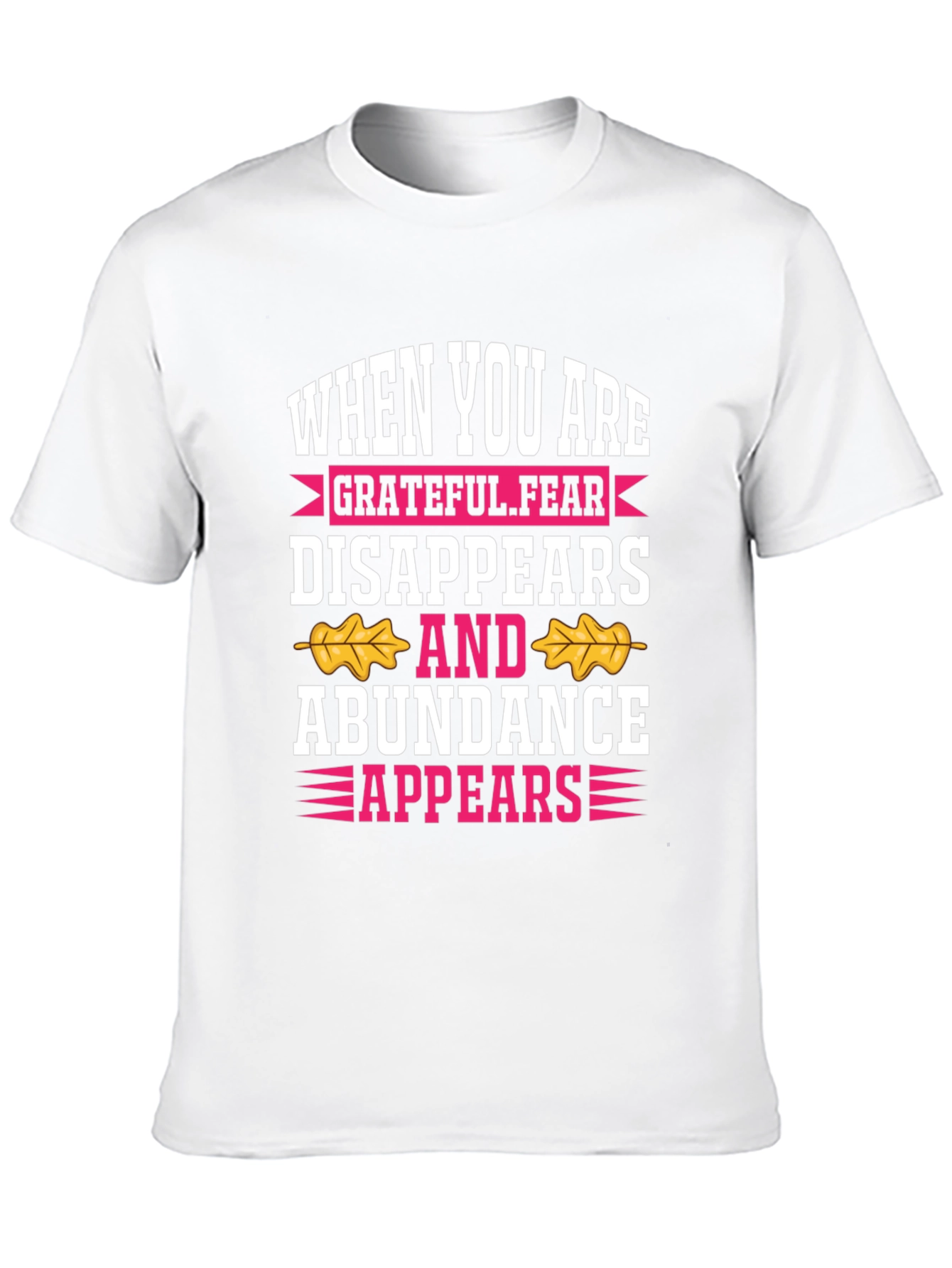 Black Grateful Fear Disappears Graphic T-Shirt view 10