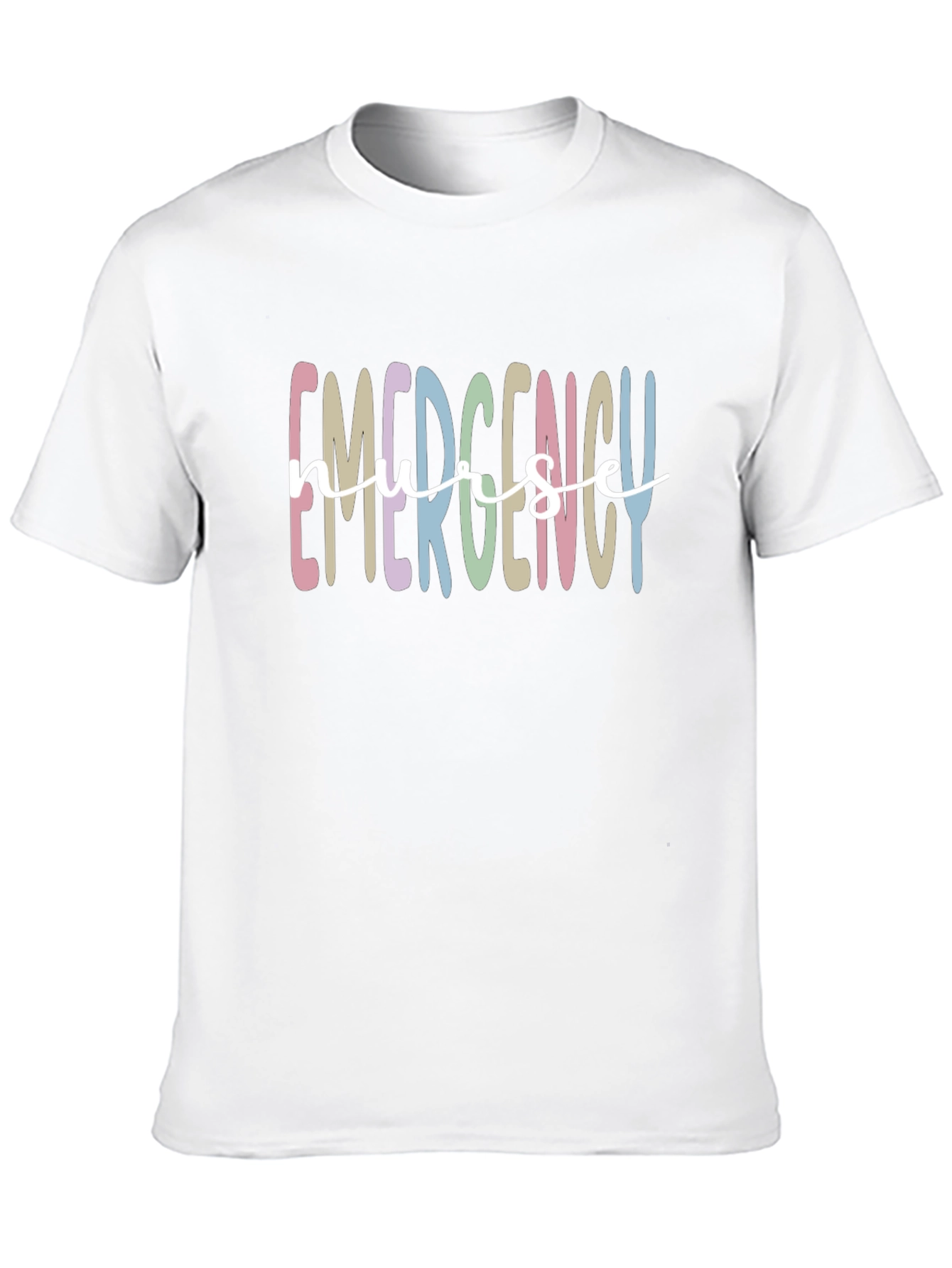 Black Emergency Nurse Graphic Tee view 10