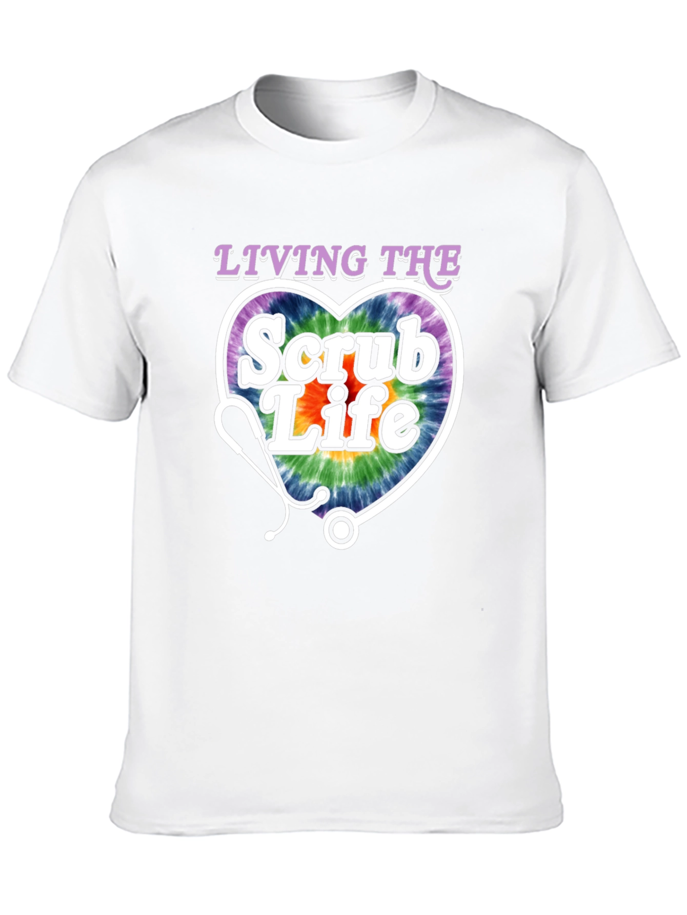 Black Living The Scrub Life Graphic Tee view 10