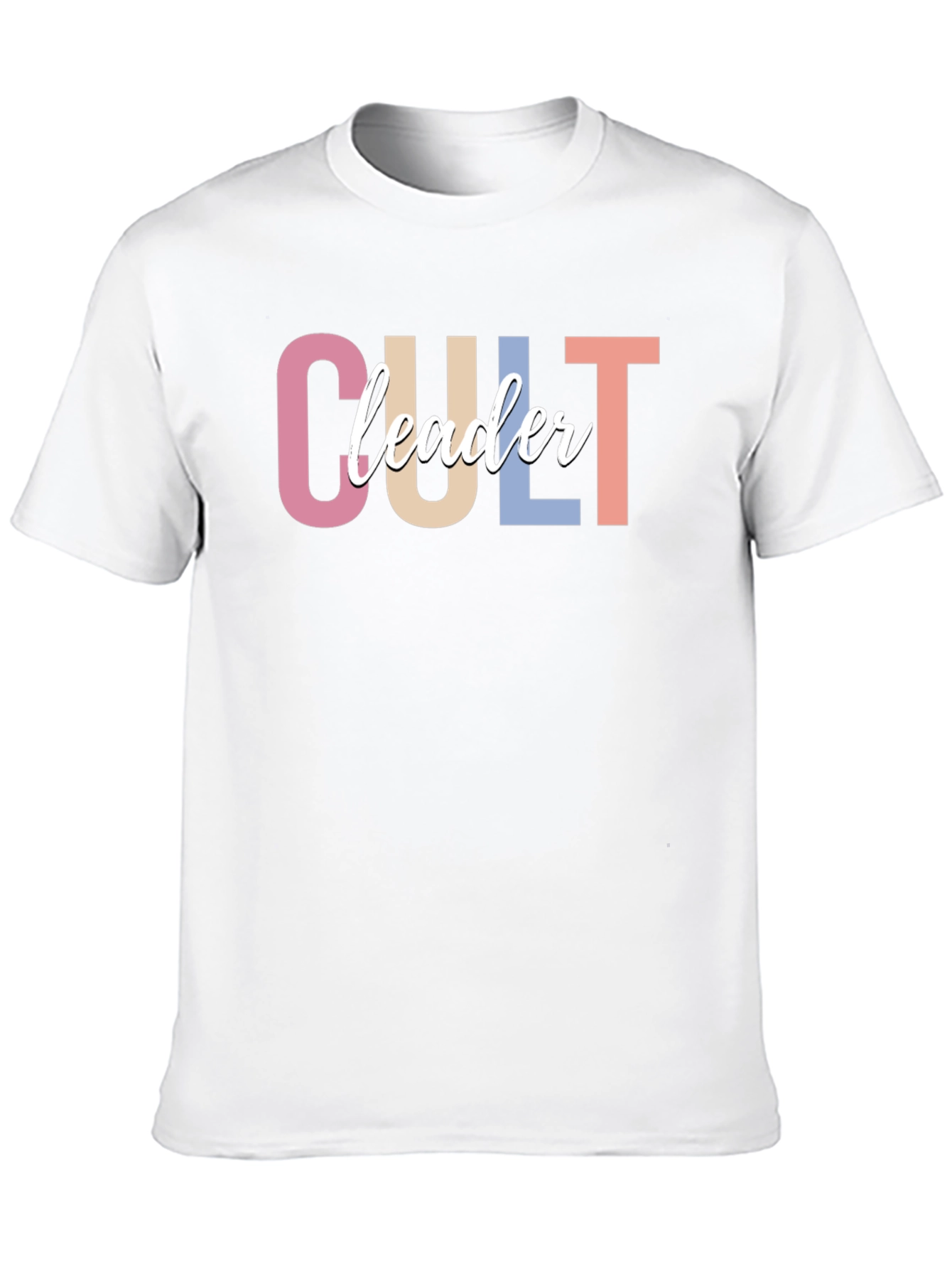 Black Cult Leader Graphic T-Shirt - Novelty Tee view 10