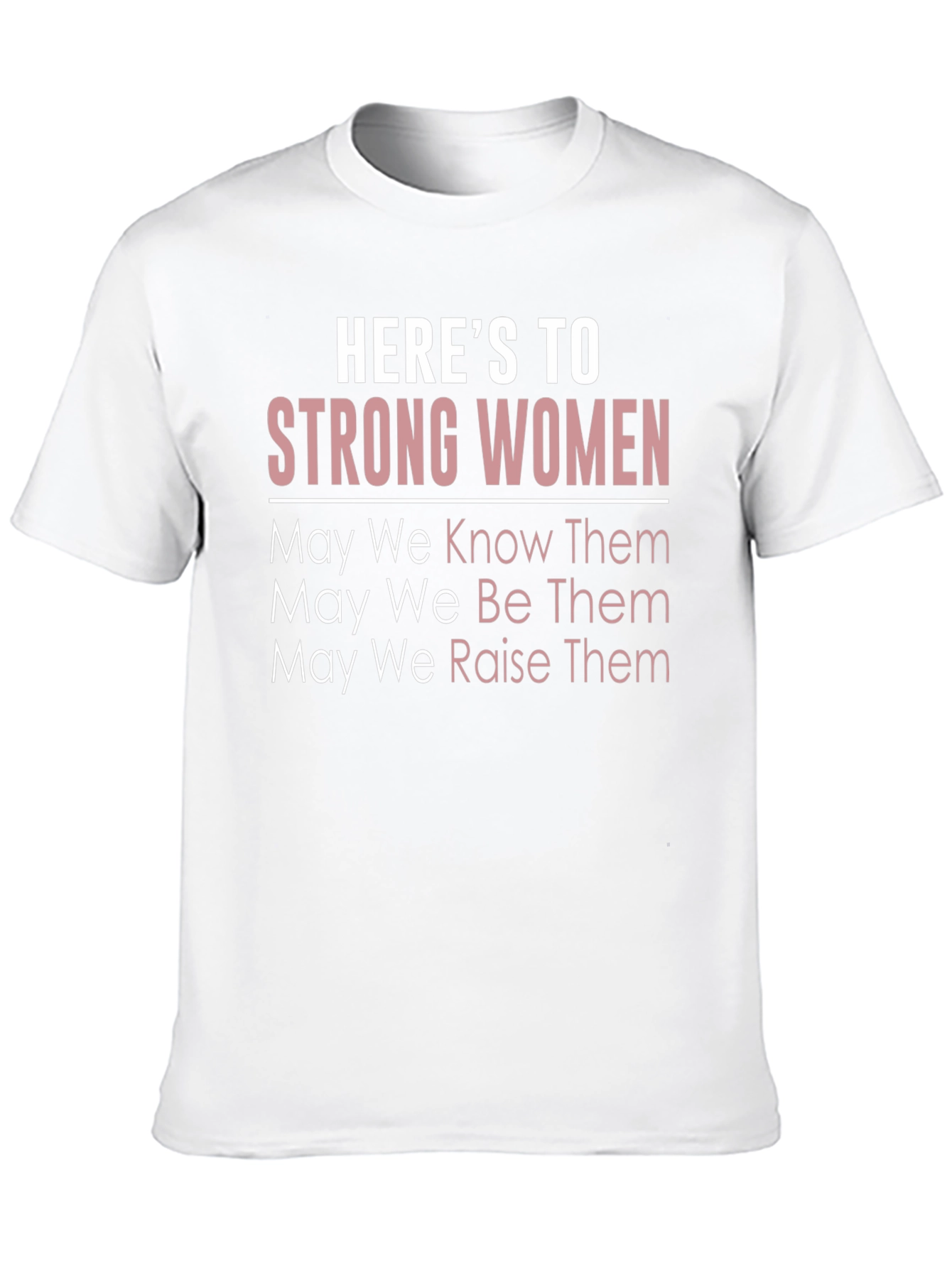 Black Here's To Strong Women Graphic Tee - Black view 10