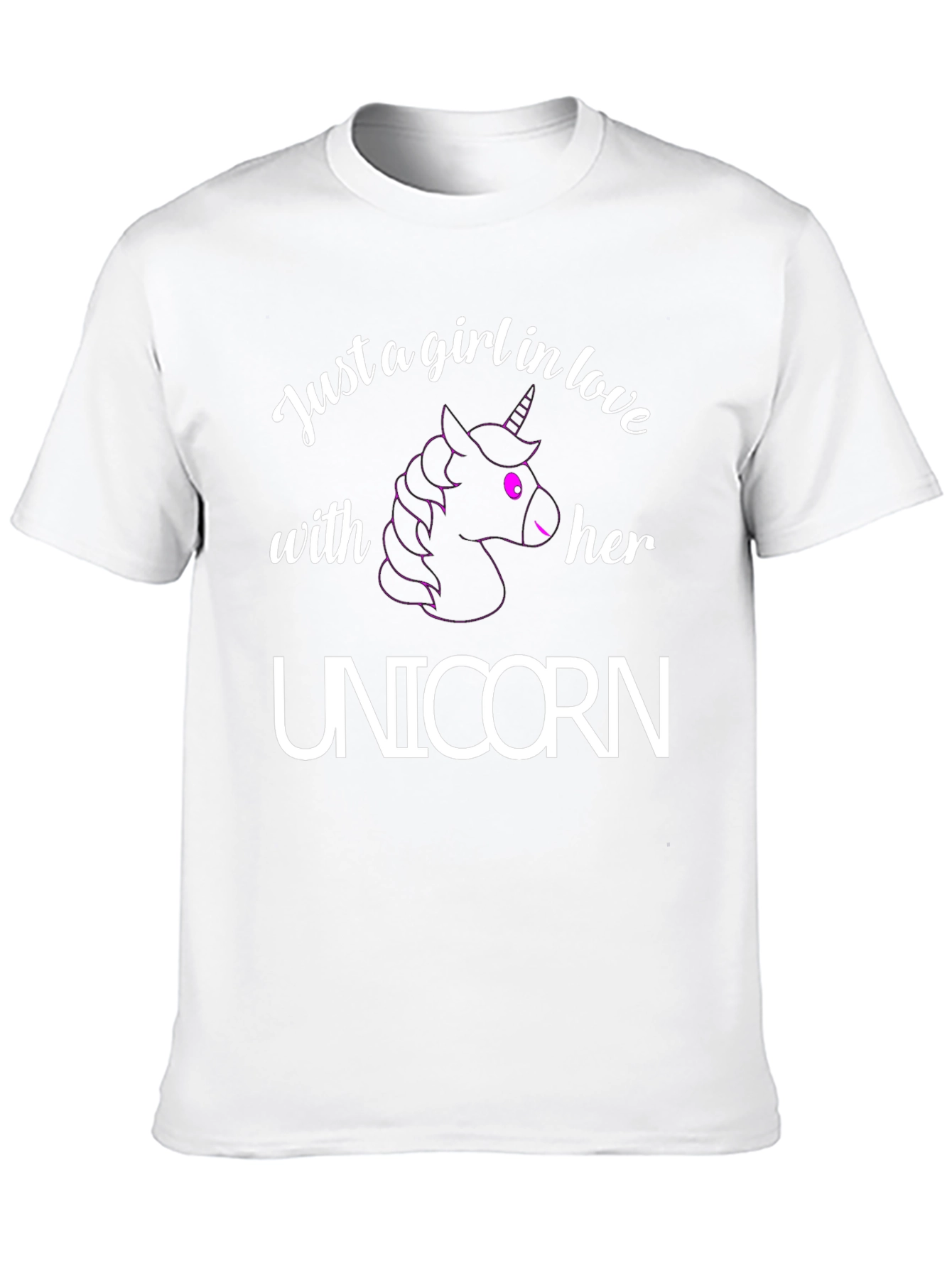 Black Unicorn Lover Tee - Just A Girl In Love view 10
