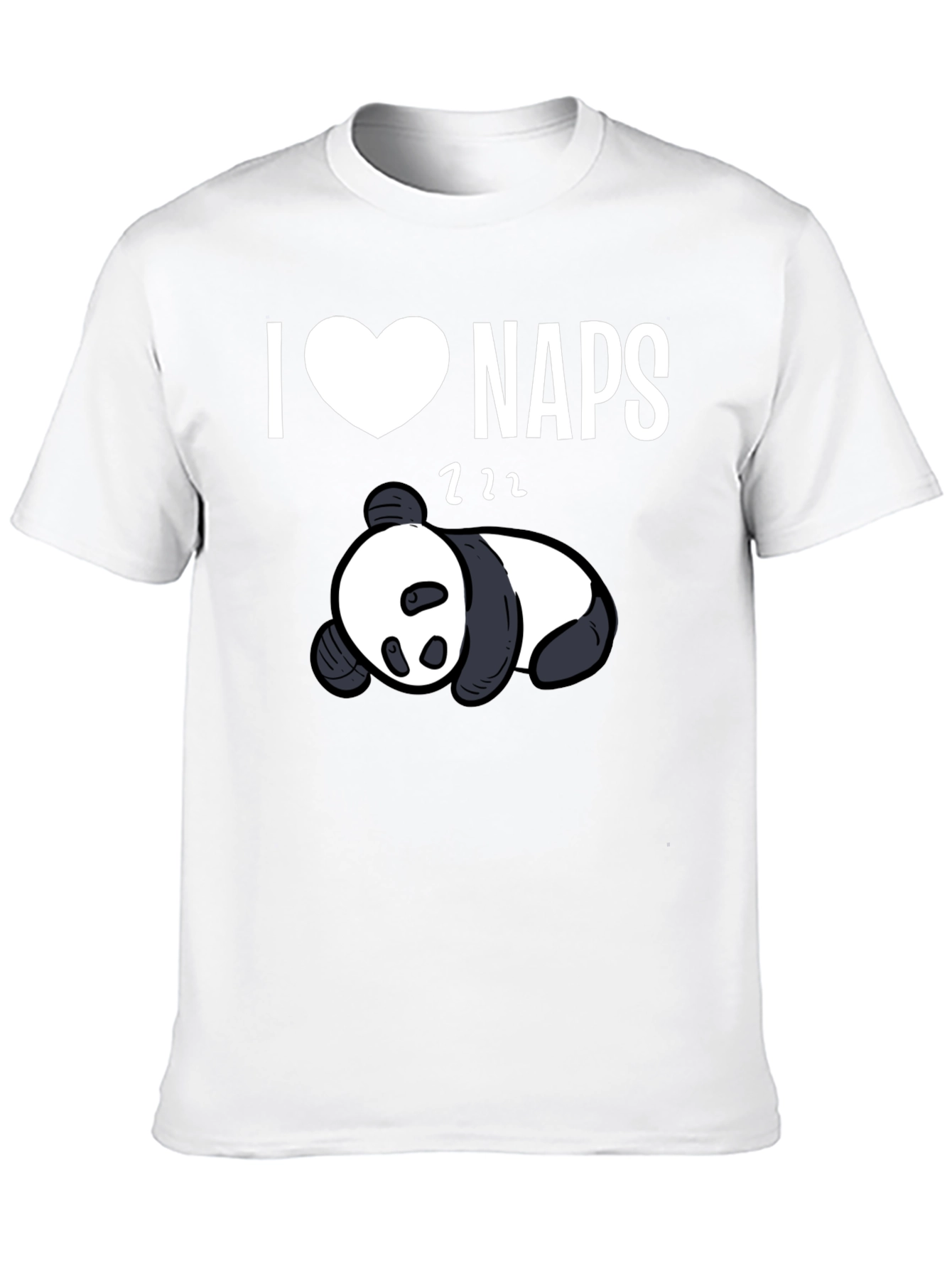 Black I Heart Naps Panda Black T-Shirt view 10