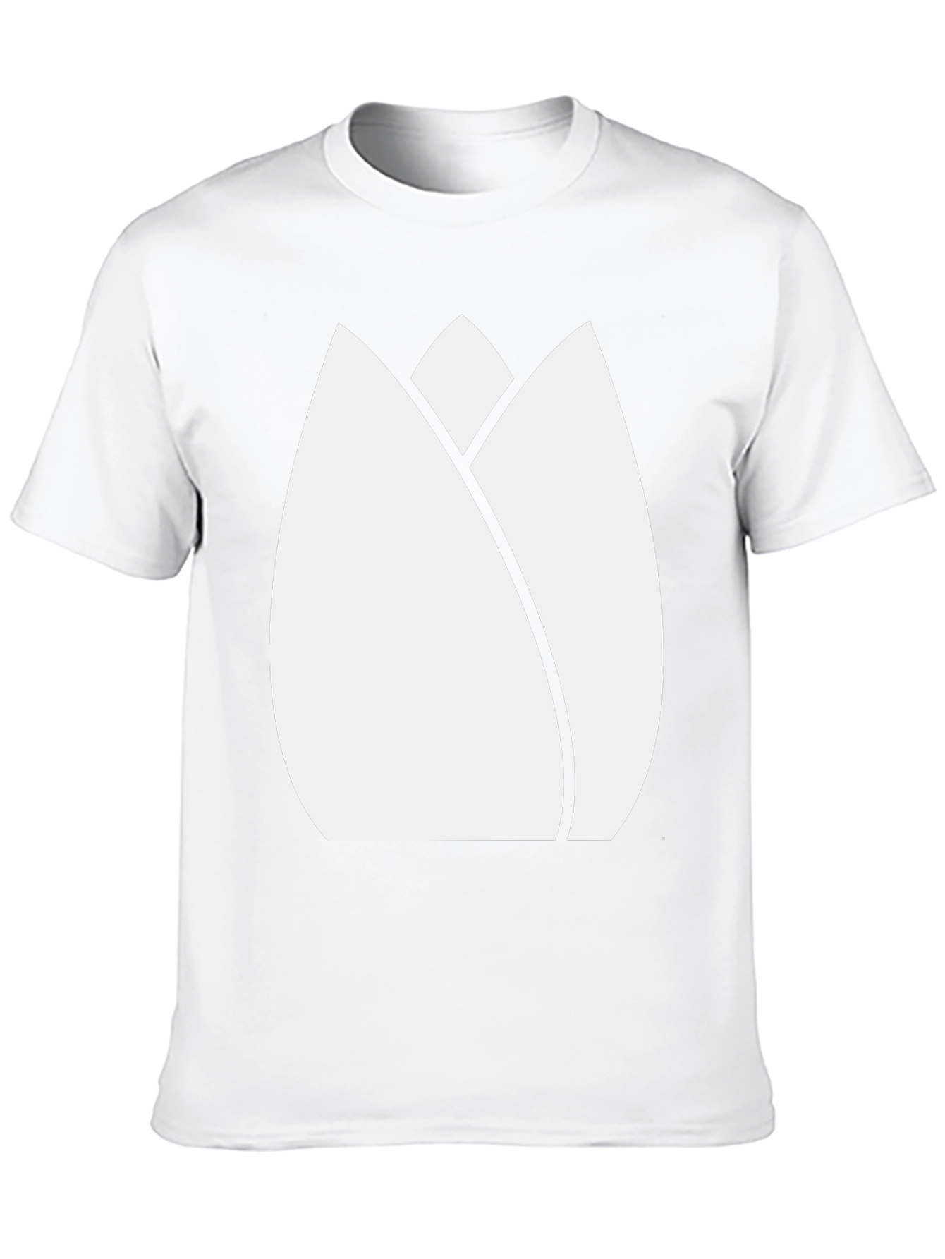 Black Tulip Graphic Tee - Modern Minimalist Design view 10