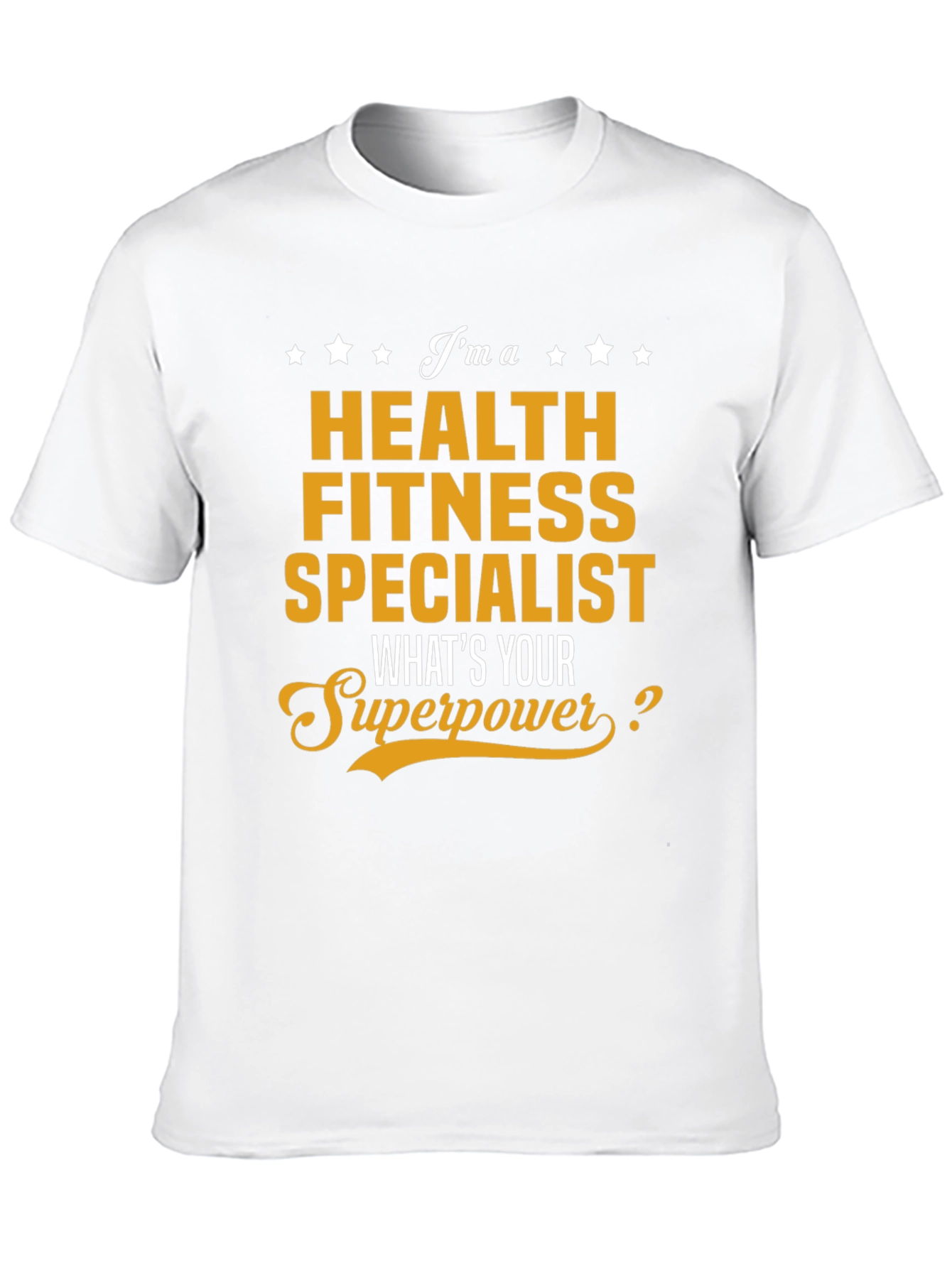 Black Health Fitness Specialist T-Shirt: Superpower Tee view 10