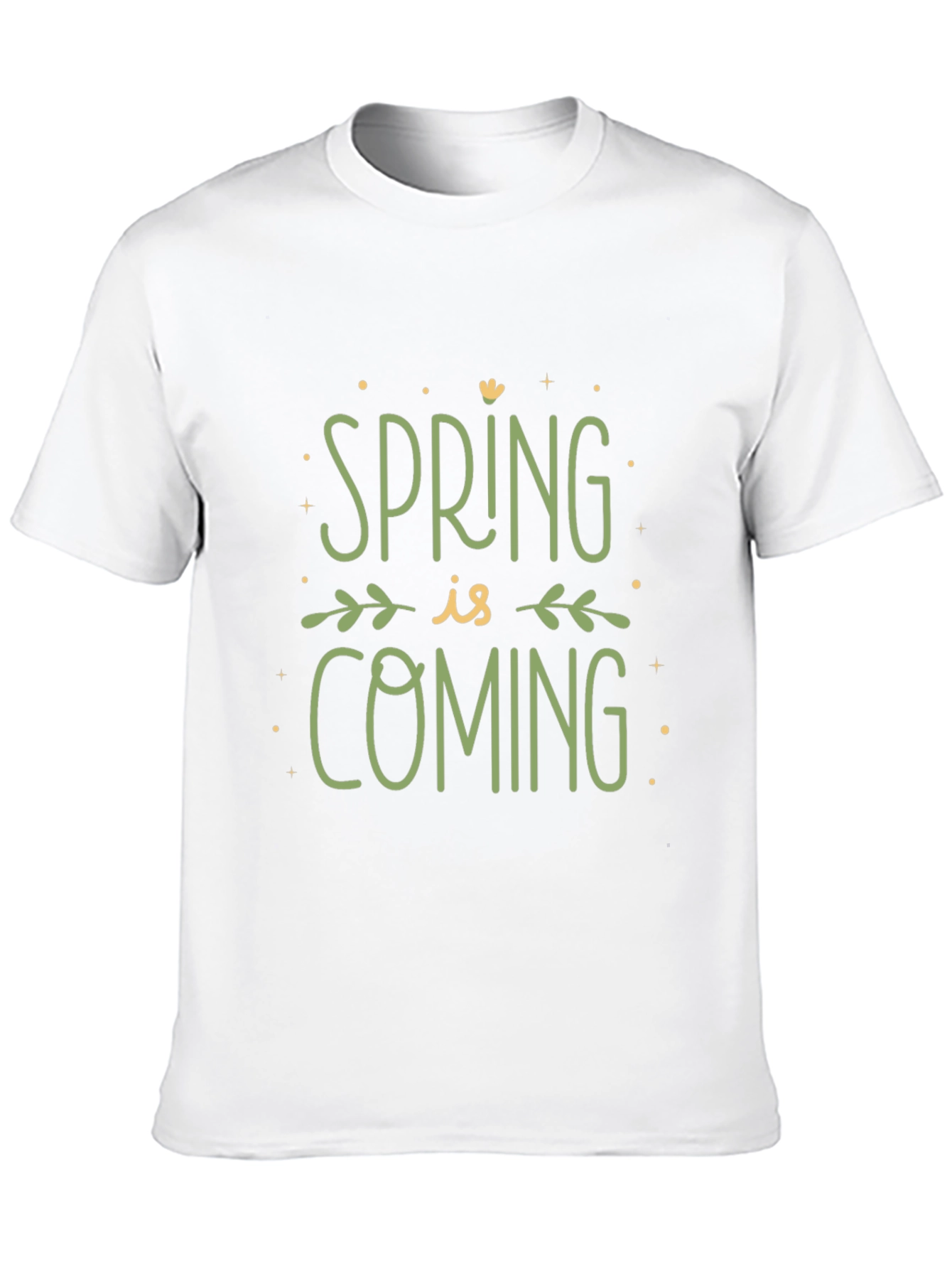 Black Spring is Coming Graphic Tee - Black view 10