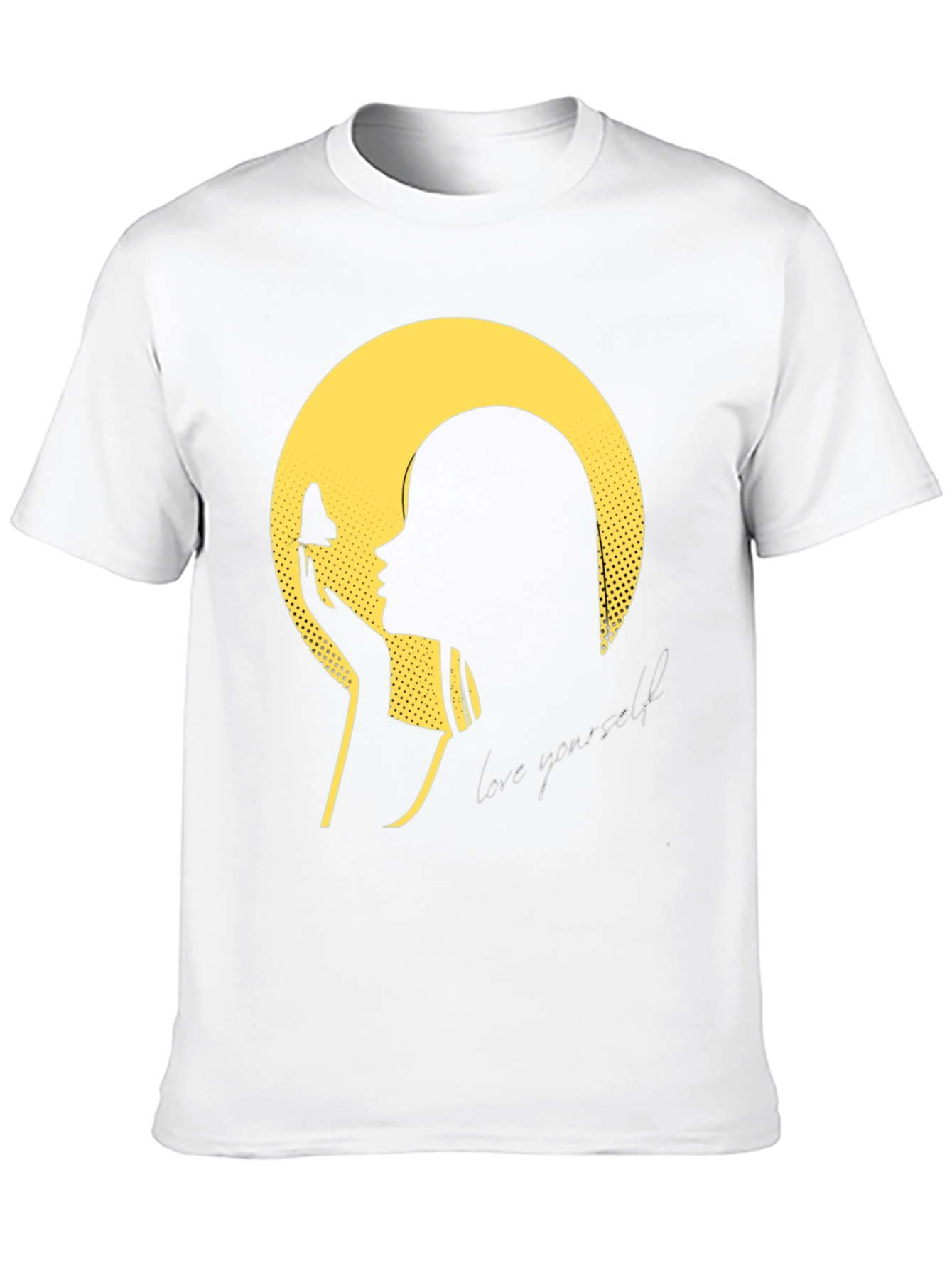 Black Love Yourself Graphic Tee - Black T-Shirt view 10