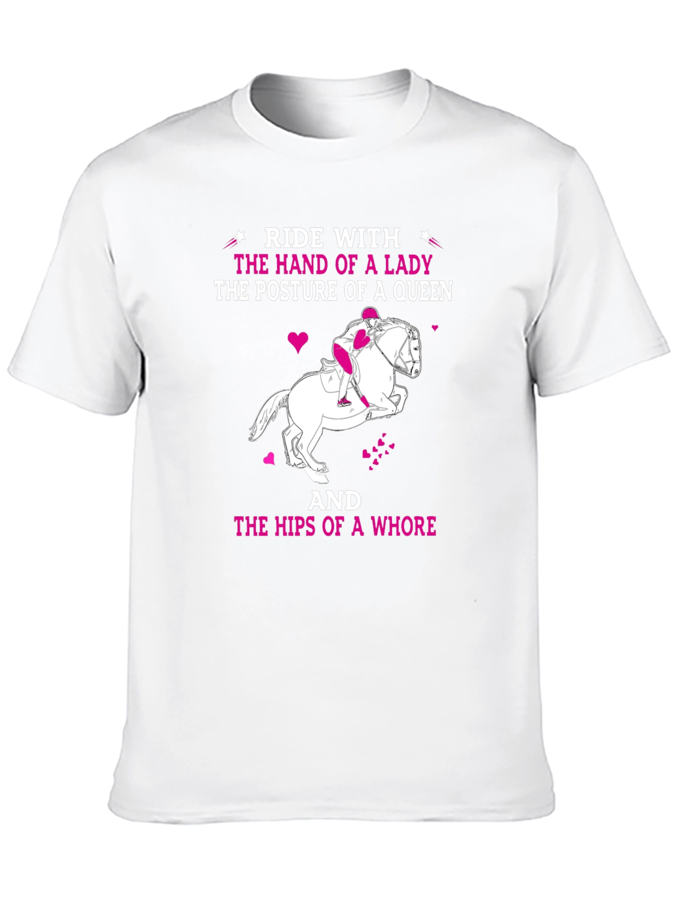 Black Ride With Lady Humor T-Shirt view 10