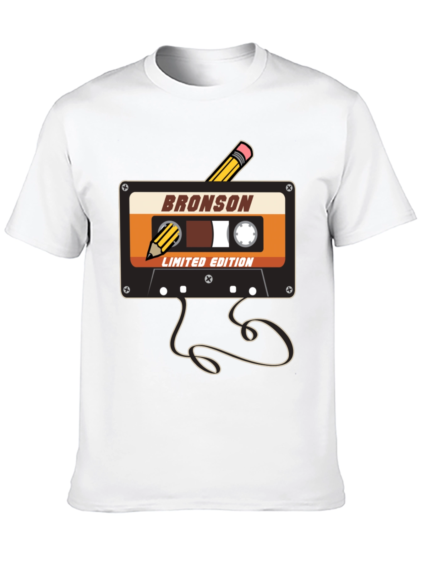 Black Retro Cassette Tape T-Shirt - Bronson Limited Edition view 10