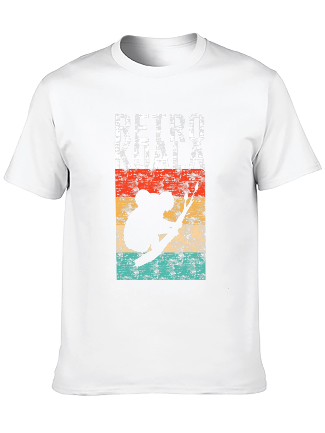 Black Retro Koala Graphic T-Shirt - Black view 10