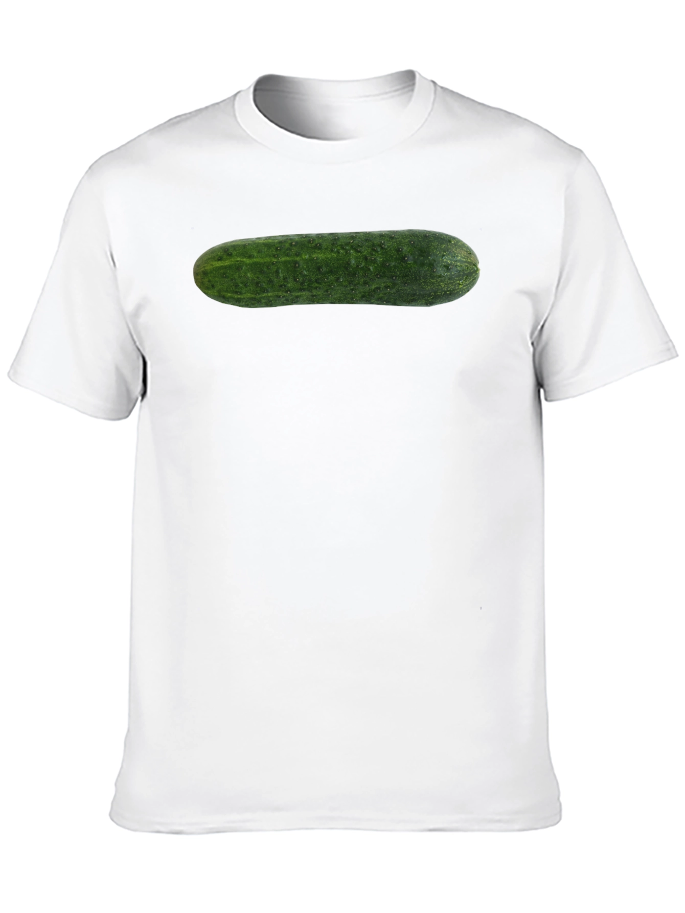Black Funny Pickle T-Shirt - Novelty Food Tee view 10