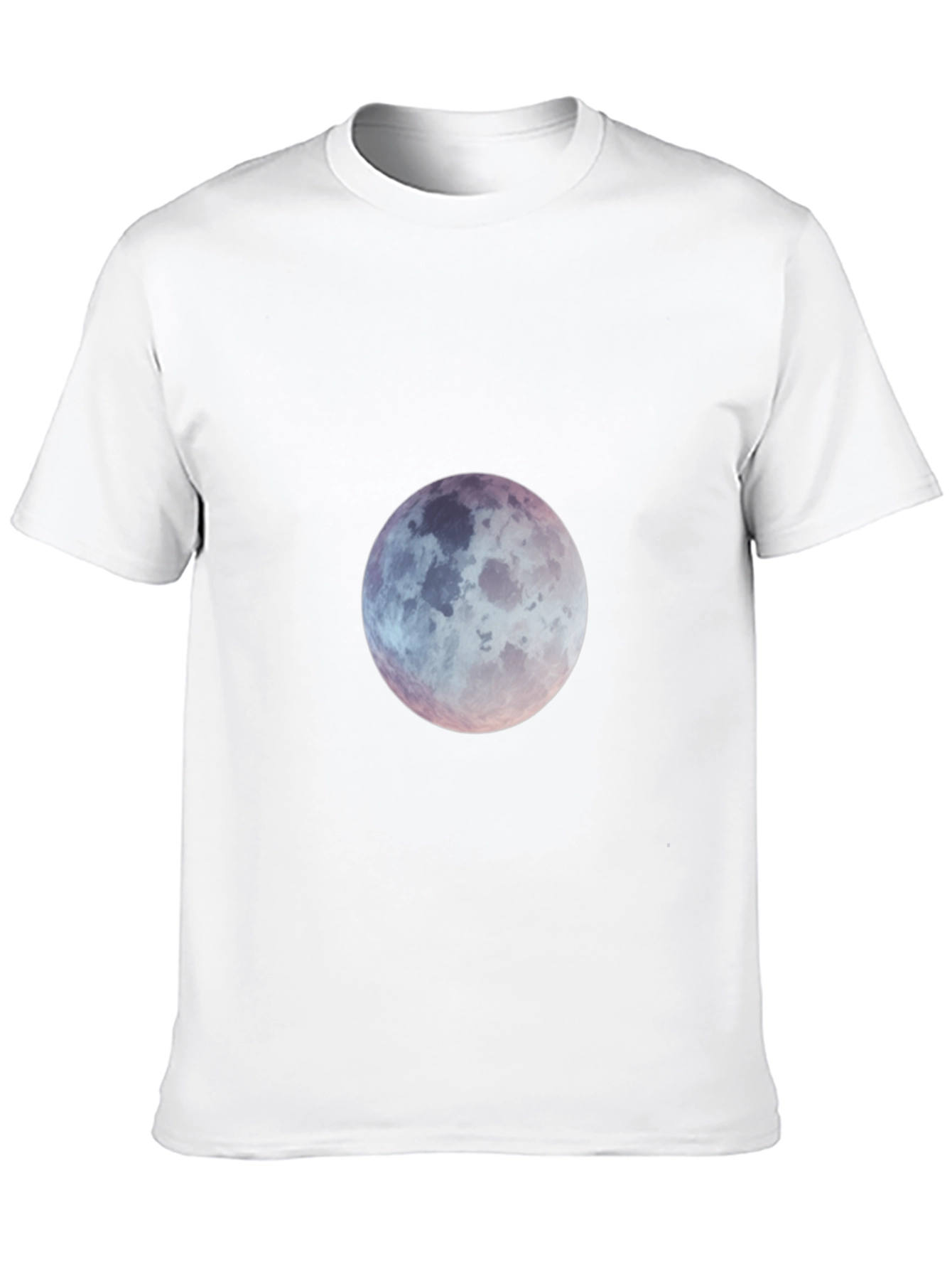 Black Lunar Graphic Tee - Black Cotton T-Shirt view 10