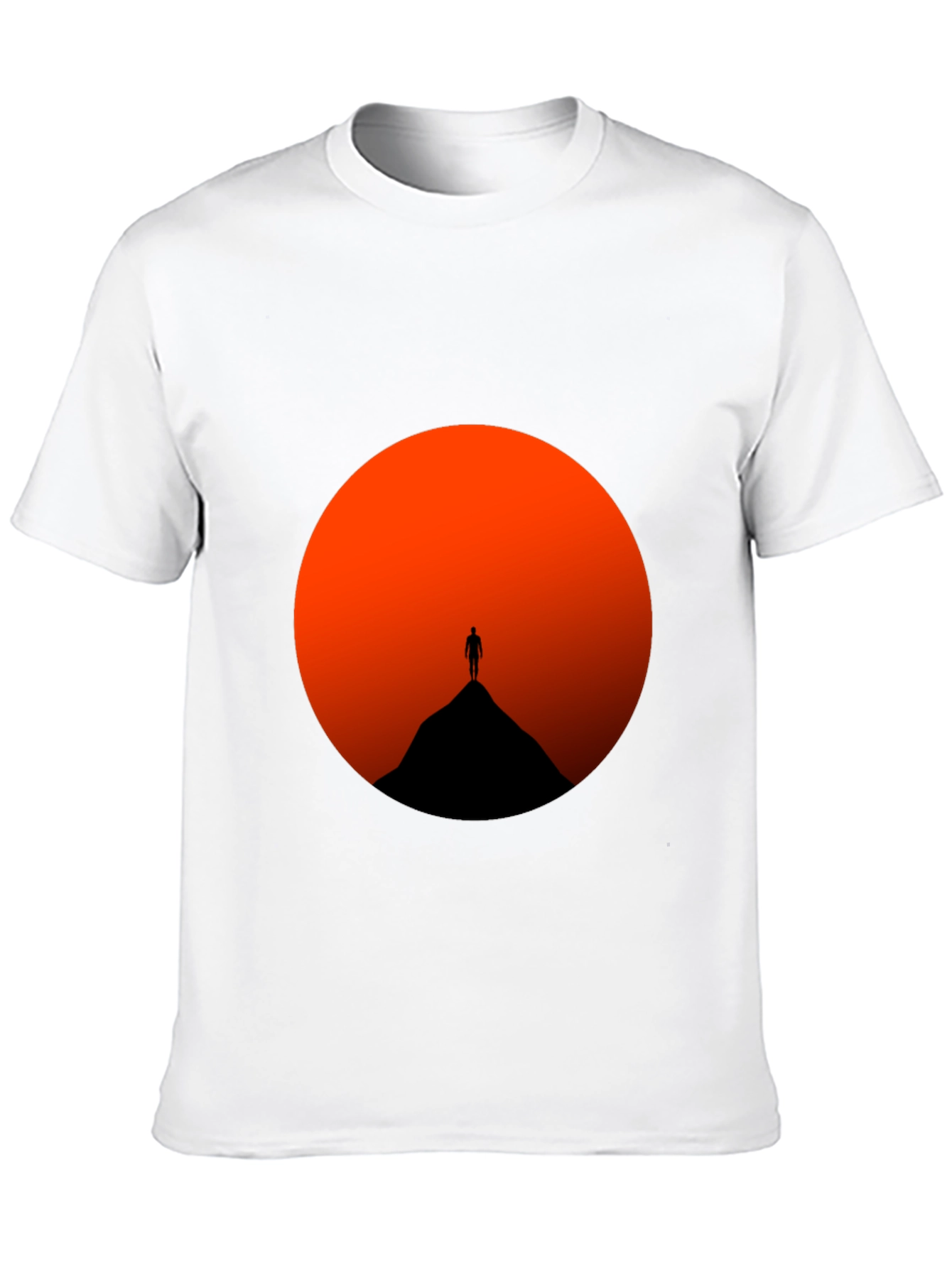 Black Sunset Silhouette T-Shirt - Mens Graphic Tee view 10