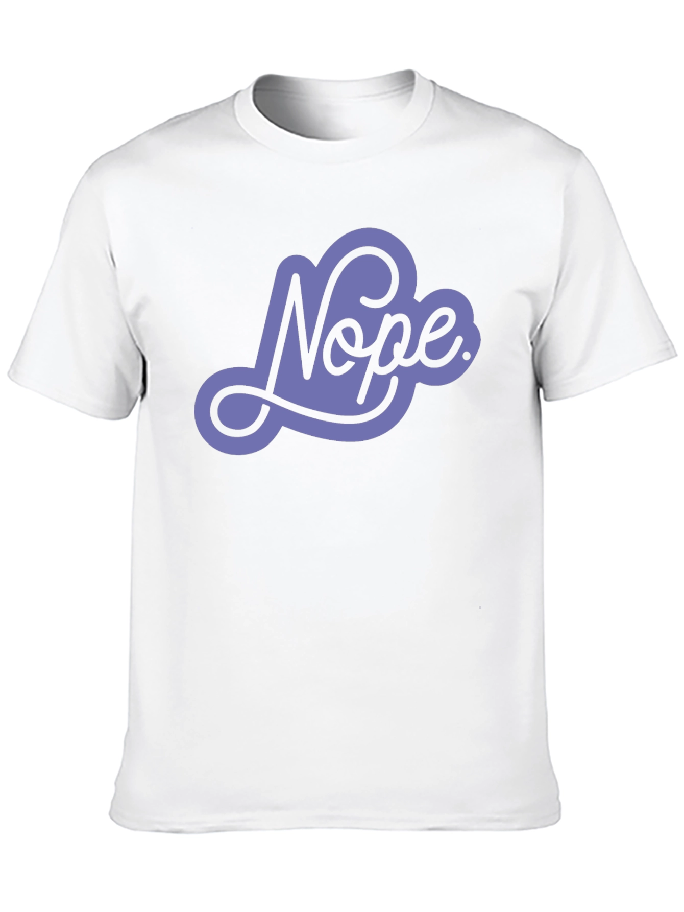Black Nope Graphic Tee - Cool Casual T-Shirt view 10