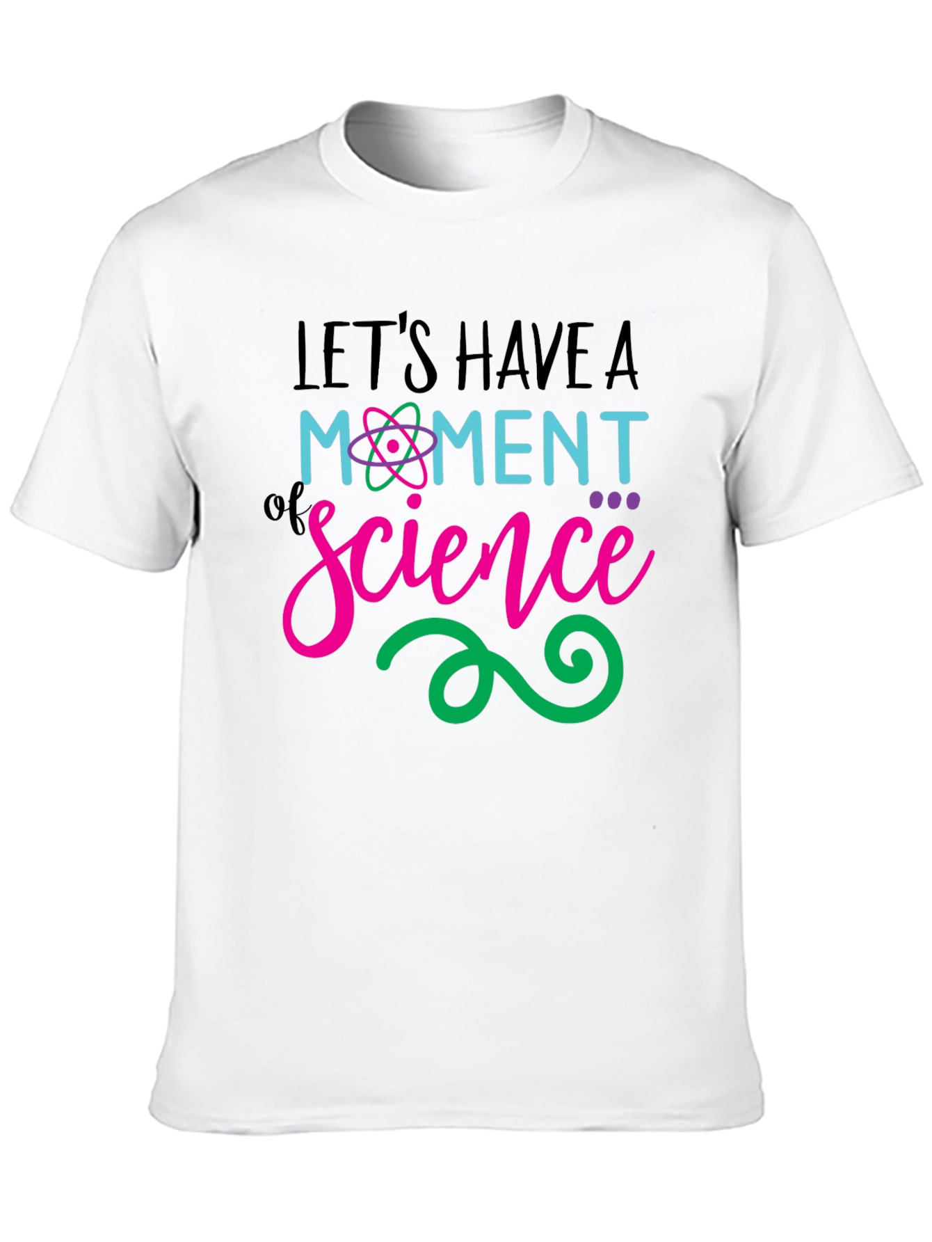 Black Science Moment T-Shirt - Black Cotton Blend view 10