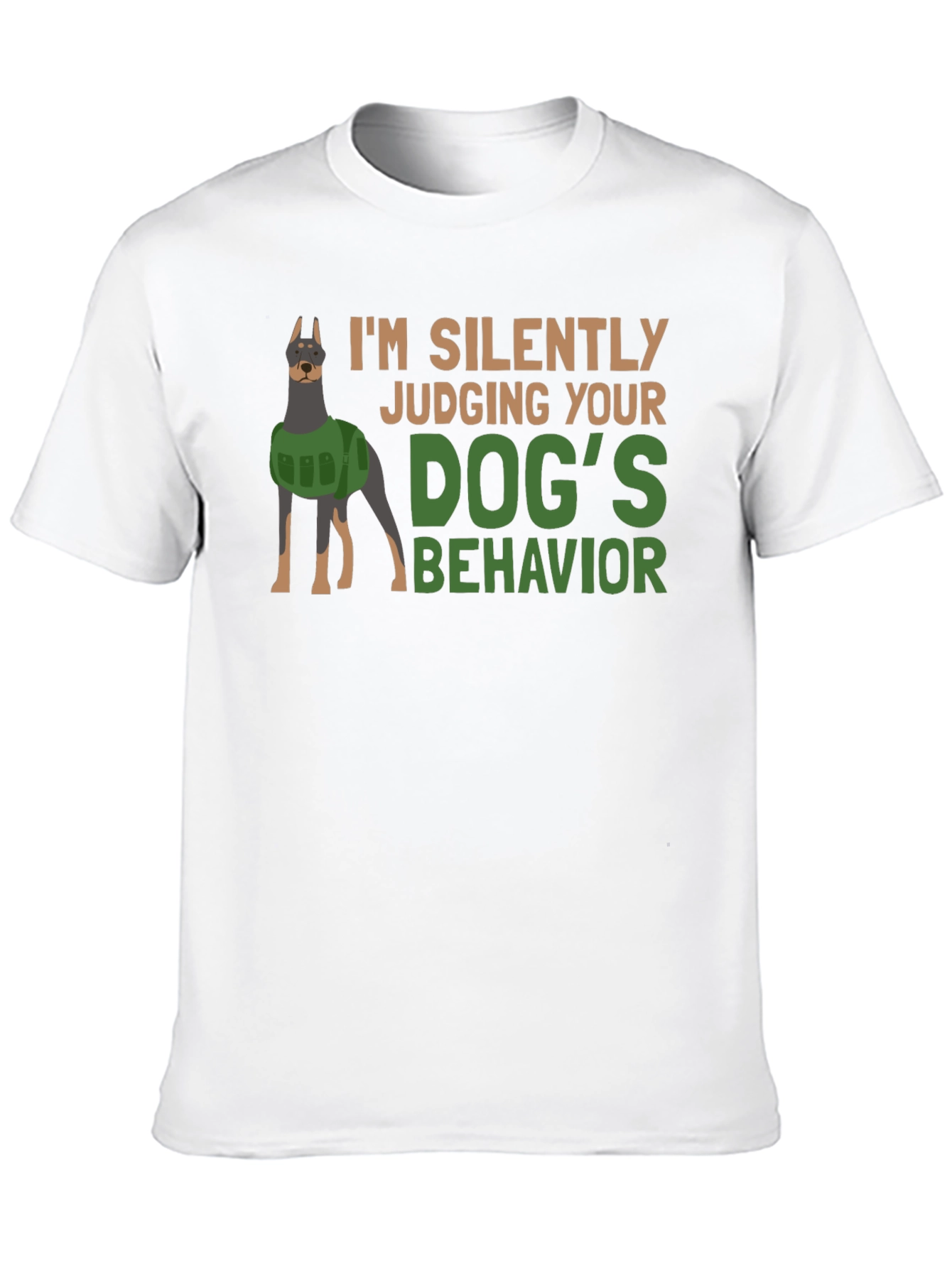 Black Dog Behavior T-Shirt - Judging You Silently! view 10