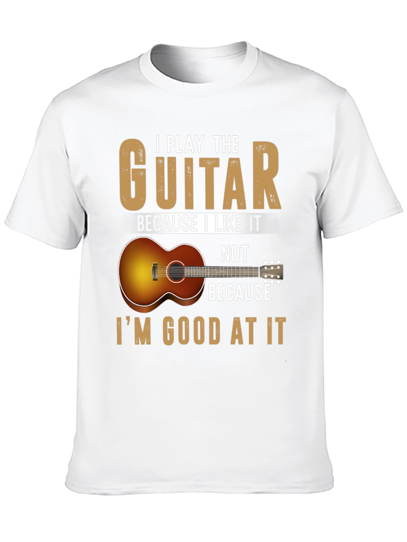 Black Guitarist Tee: I Play Because I Like It view 10