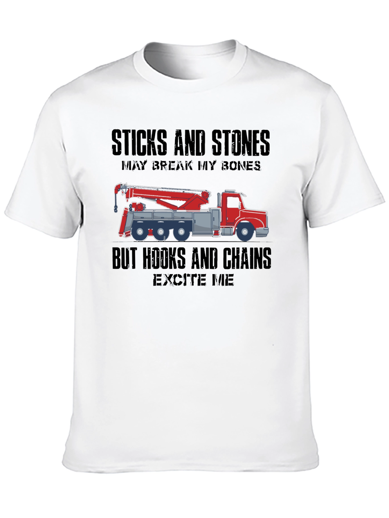 Crane Operator T-Shirt - Hooks & Chains - 10