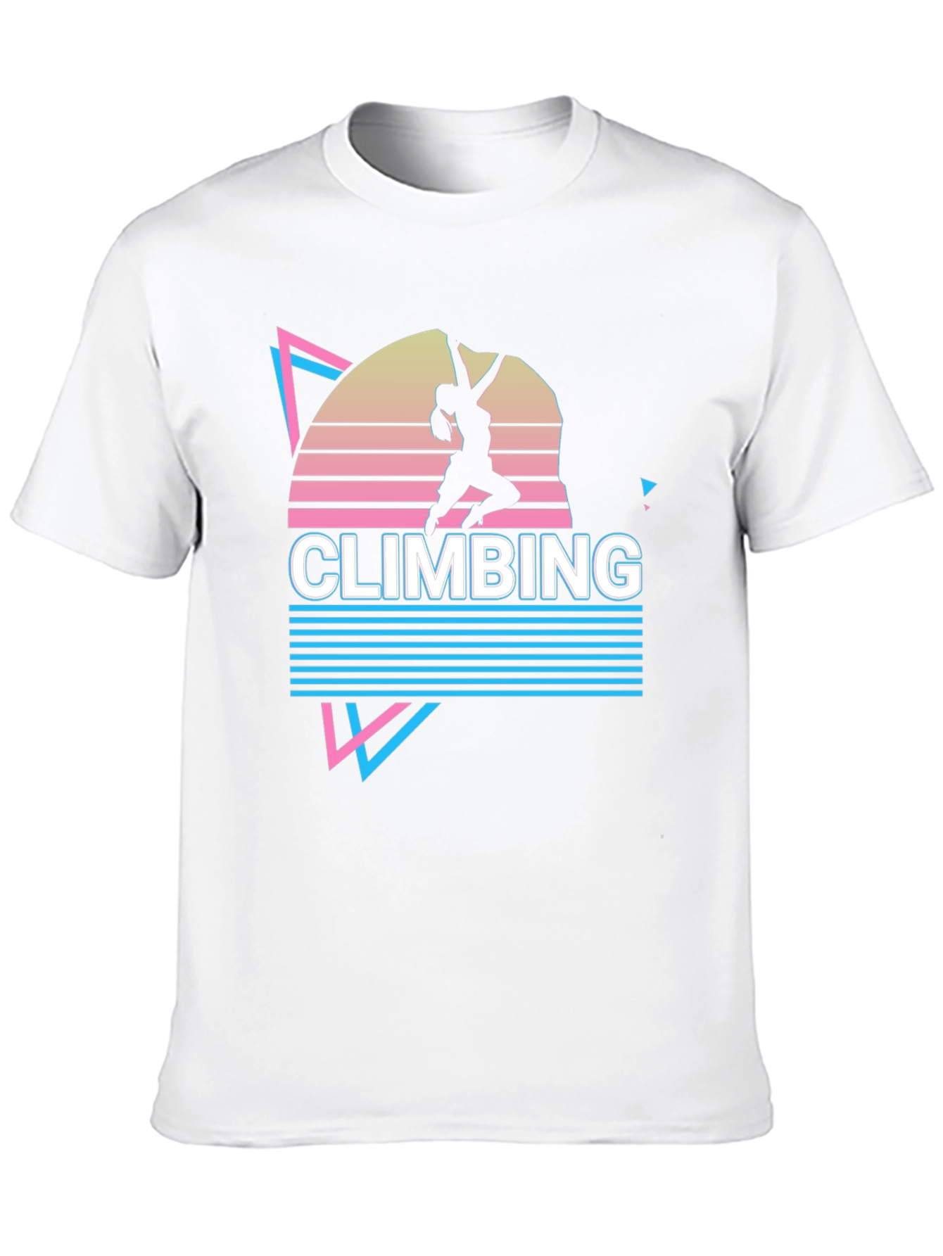 Black Retro Climbing T-Shirt - Black view 10