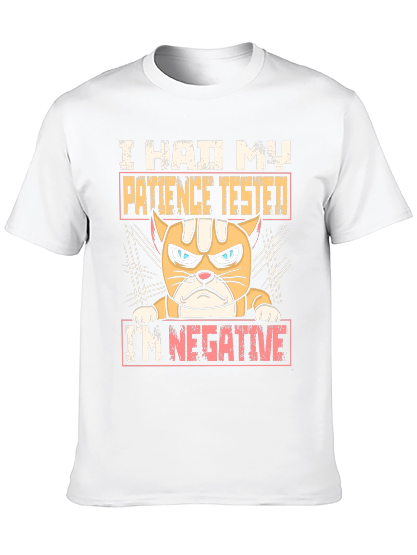 Black I Had My Patience Tested Funny Cat T-Shirt view 10