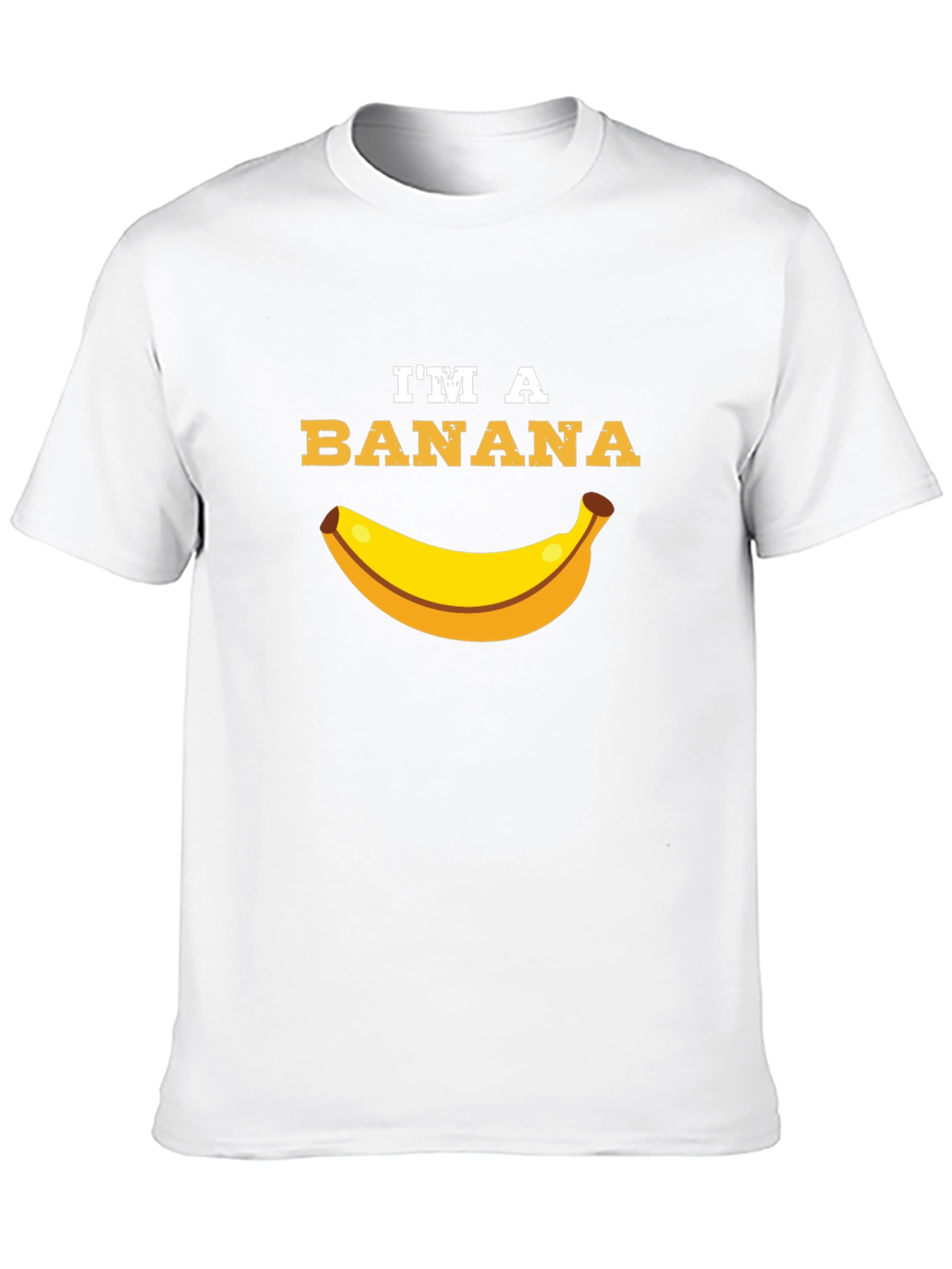 Black I'm a Banana Funny Graphic T-Shirt view 10
