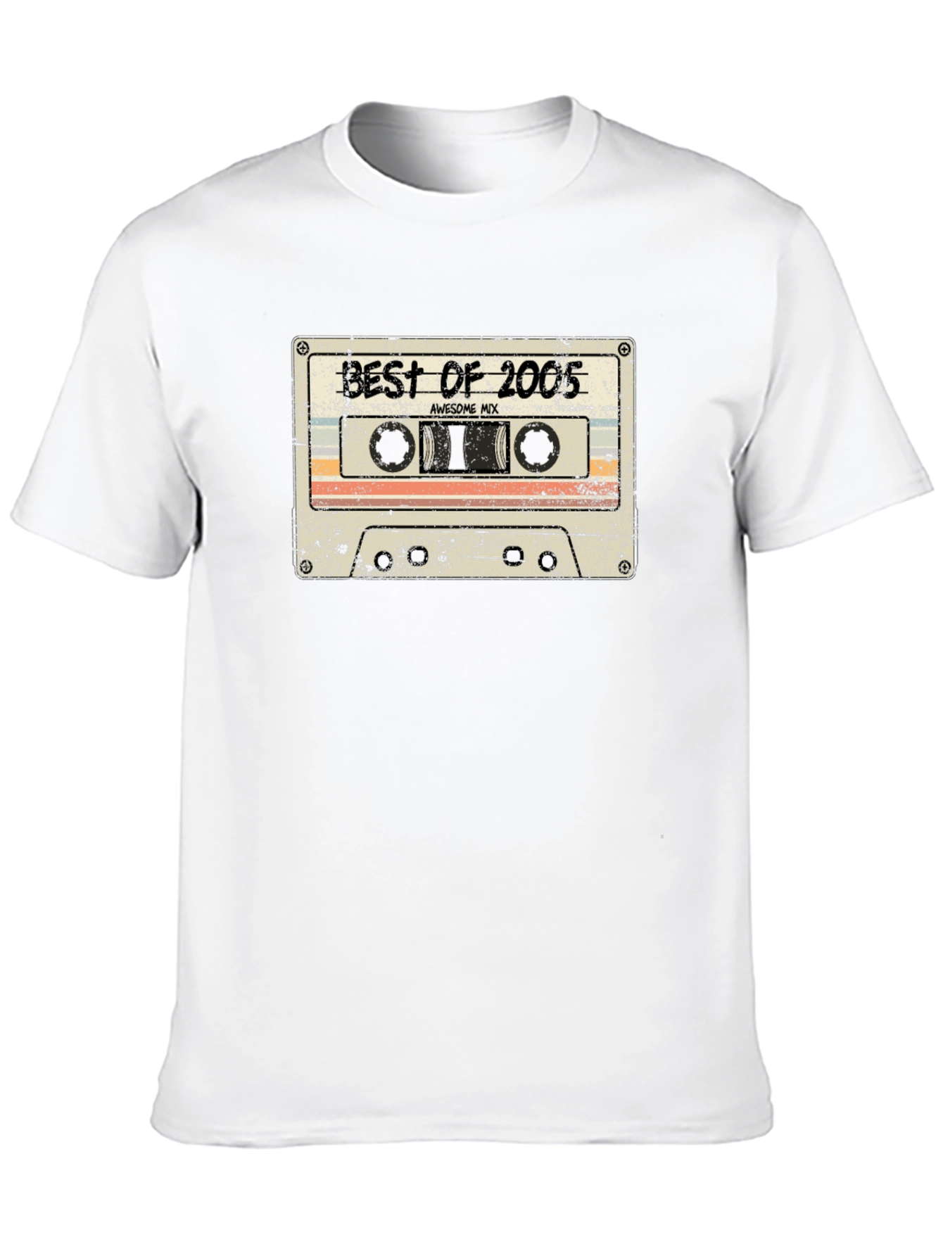 Black Best of 2005 Cassette Tape Graphic T-Shirt view 10