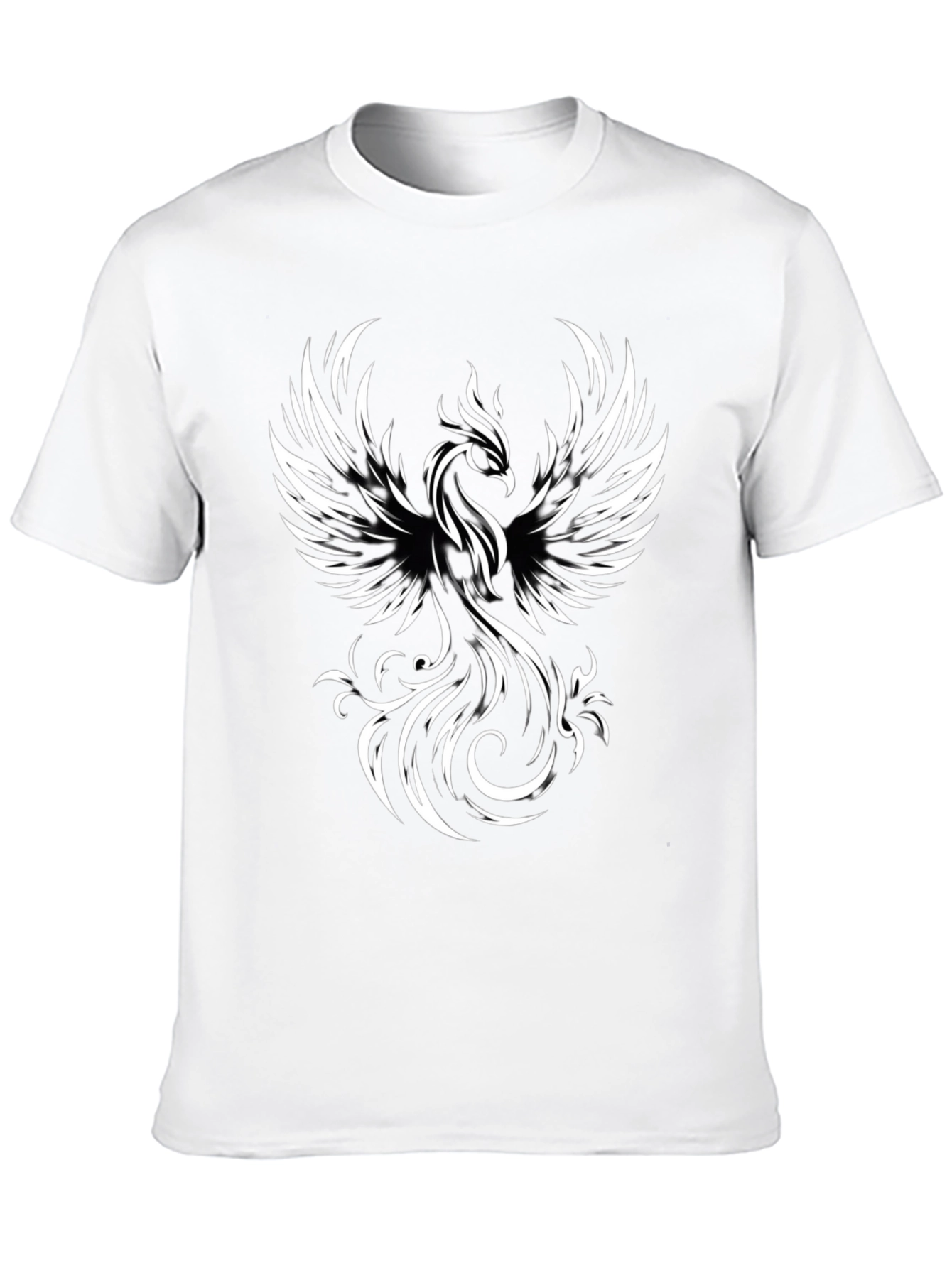 Black Phoenix Graphic Black T-Shirt view 10
