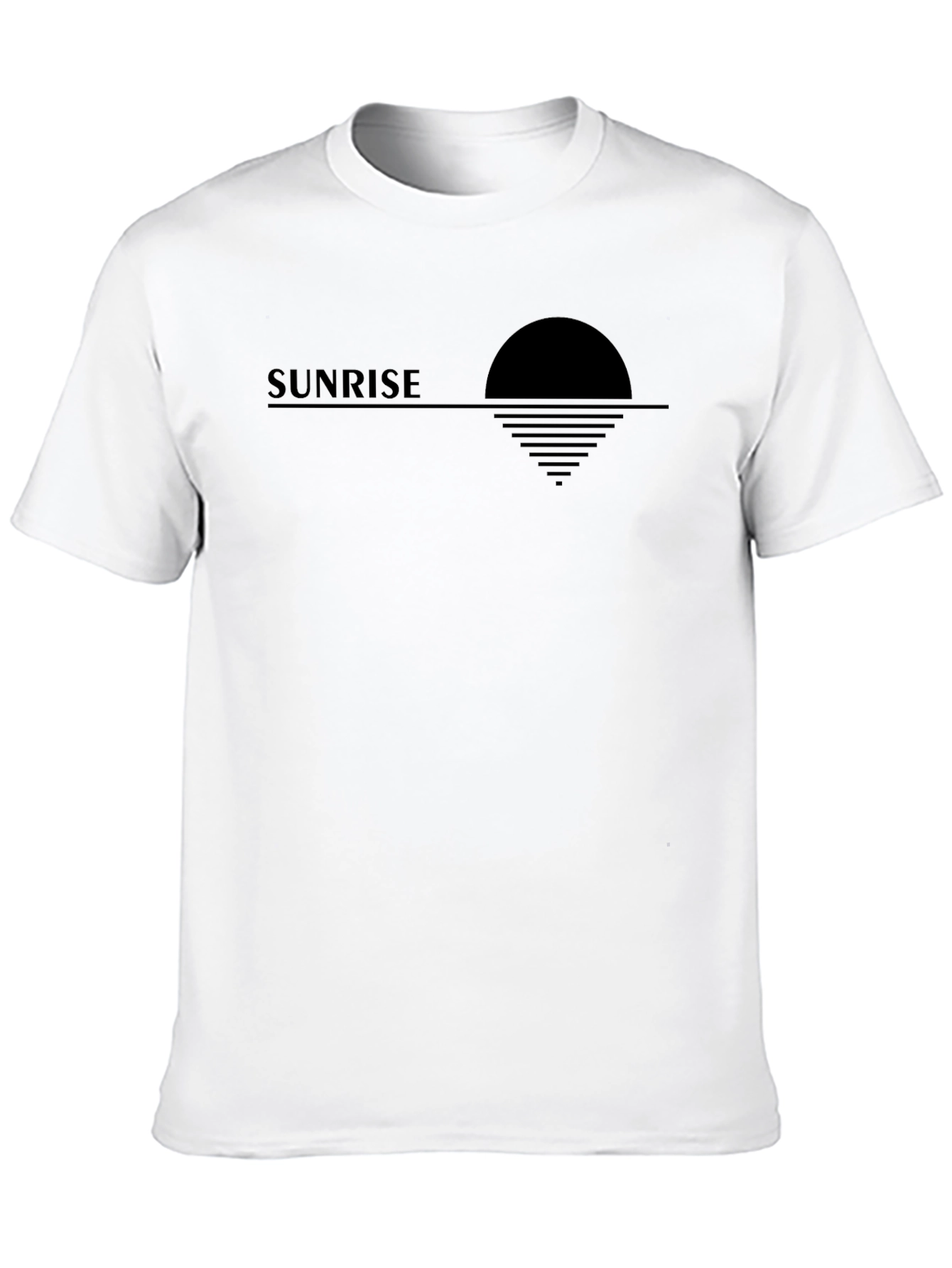 Black Sunrise Graphic T-Shirt - Black Tee view 10