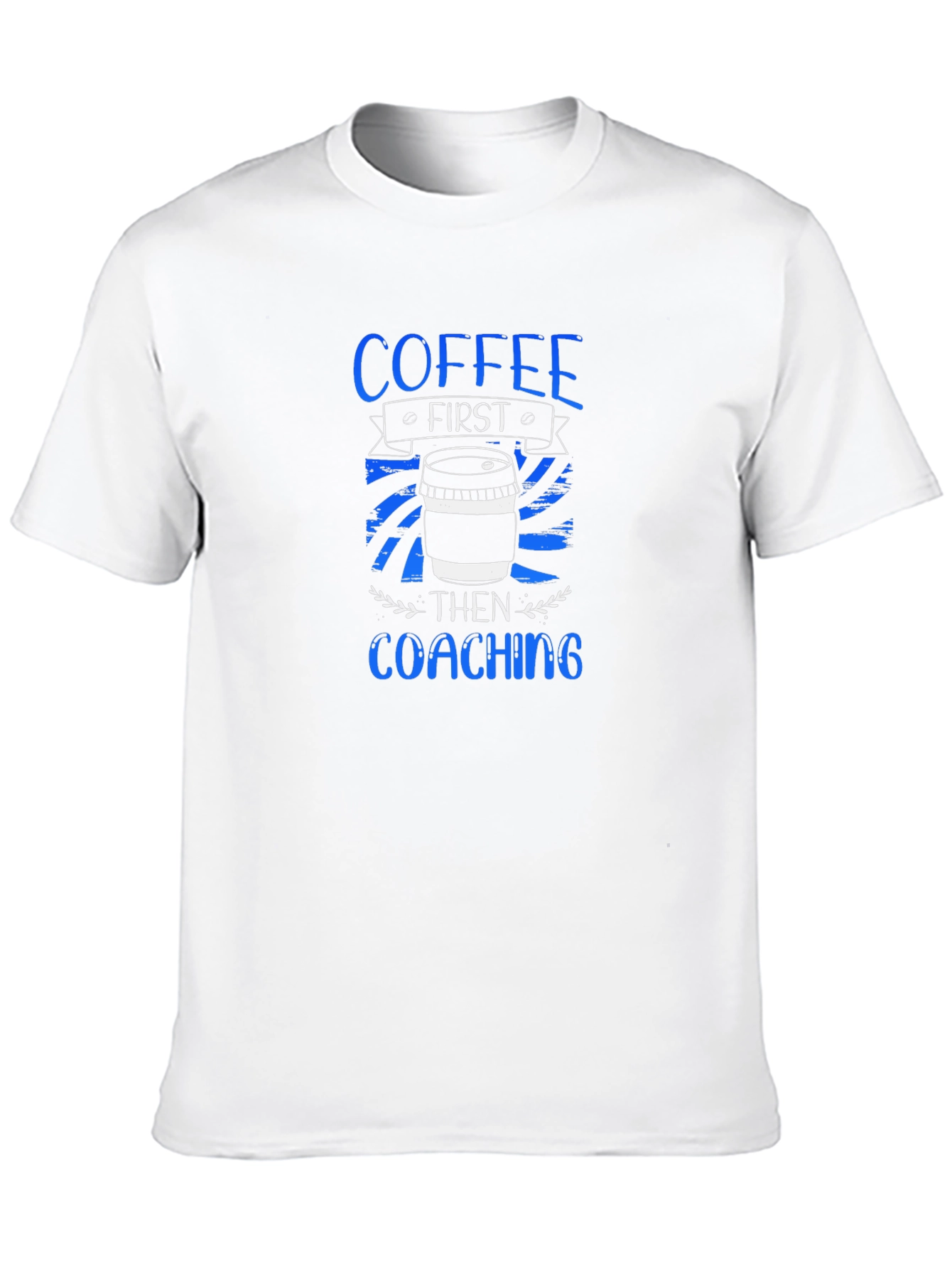 Black Coffee First, Then Coaching T-Shirt view 10