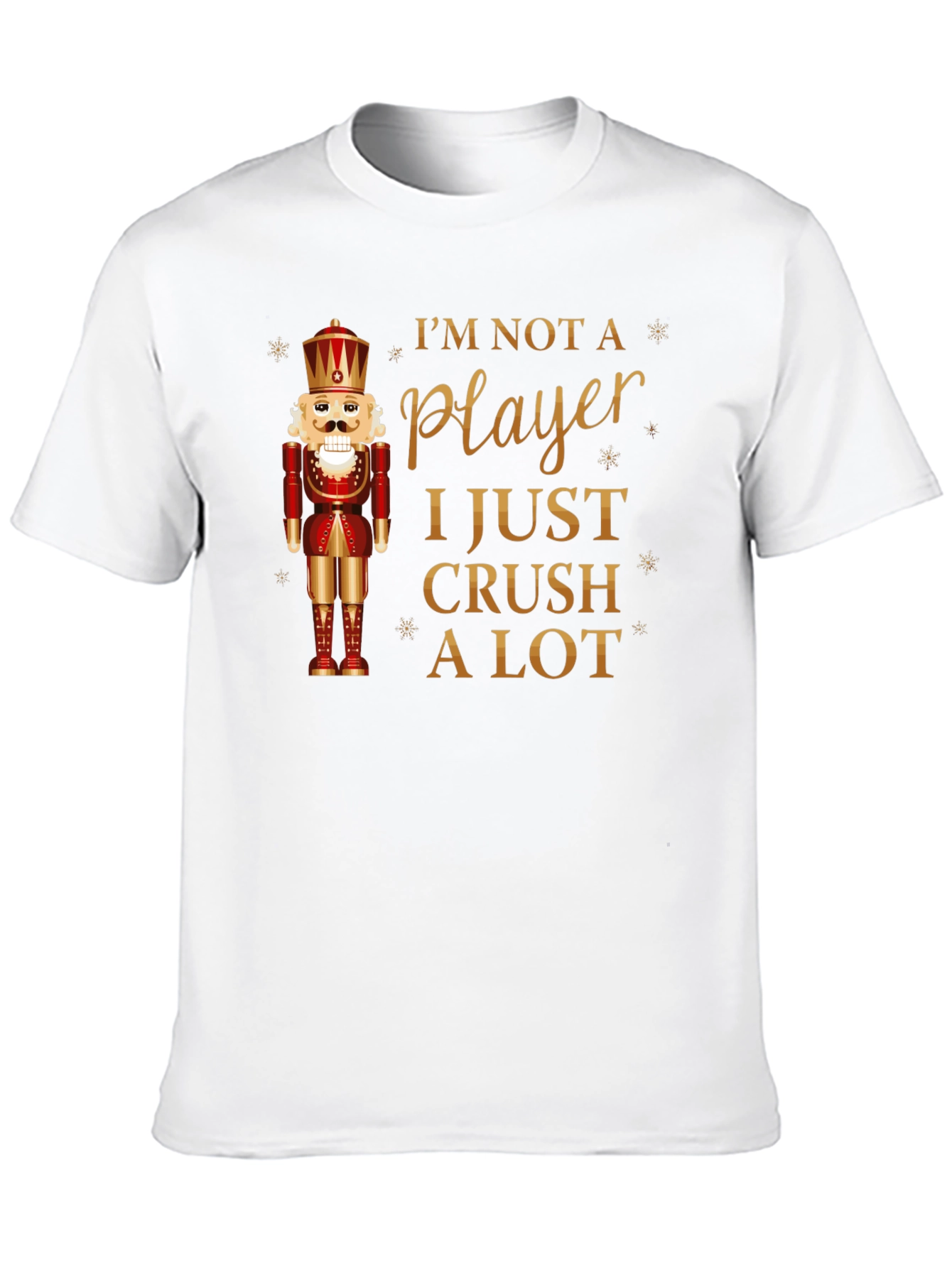 Black I'm Not A Player Nutcracker T-Shirt view 10