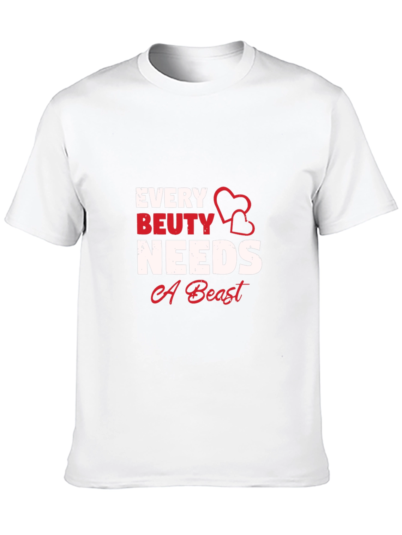 Black Every Beauty Needs a Beast Graphic T-Shirt view 10