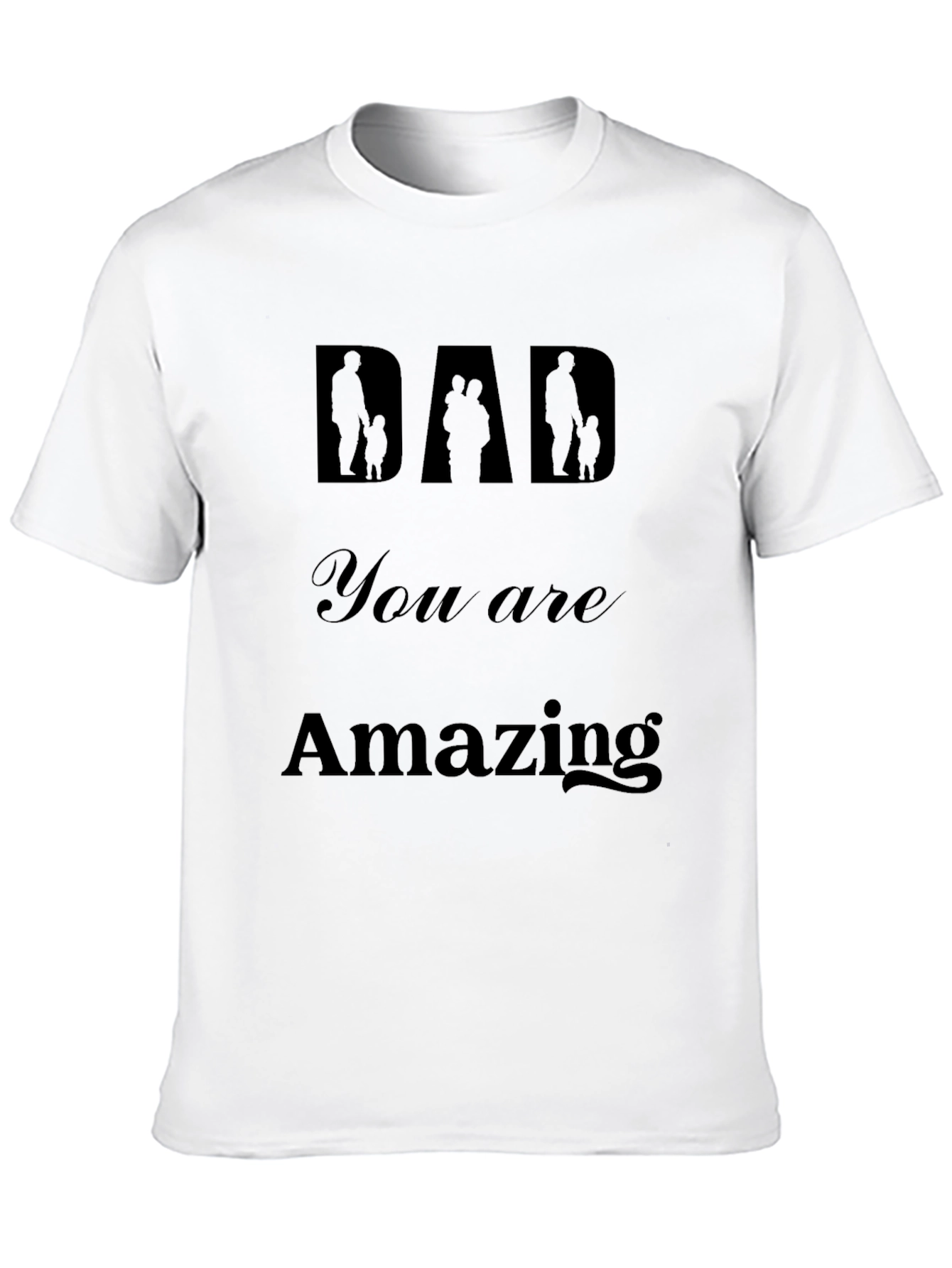 Black Dad You are Amazing T-Shirt view 10