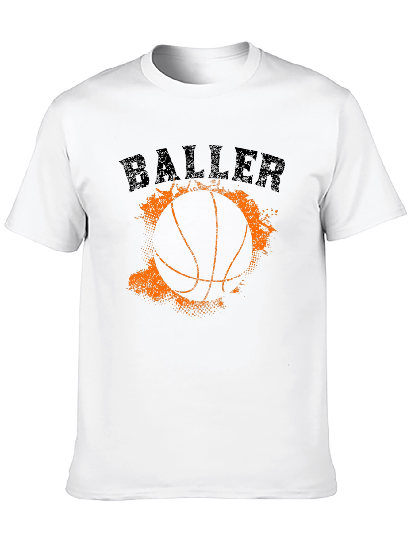 Black Baller Graphic Tee - Basketball T-Shirt view 10