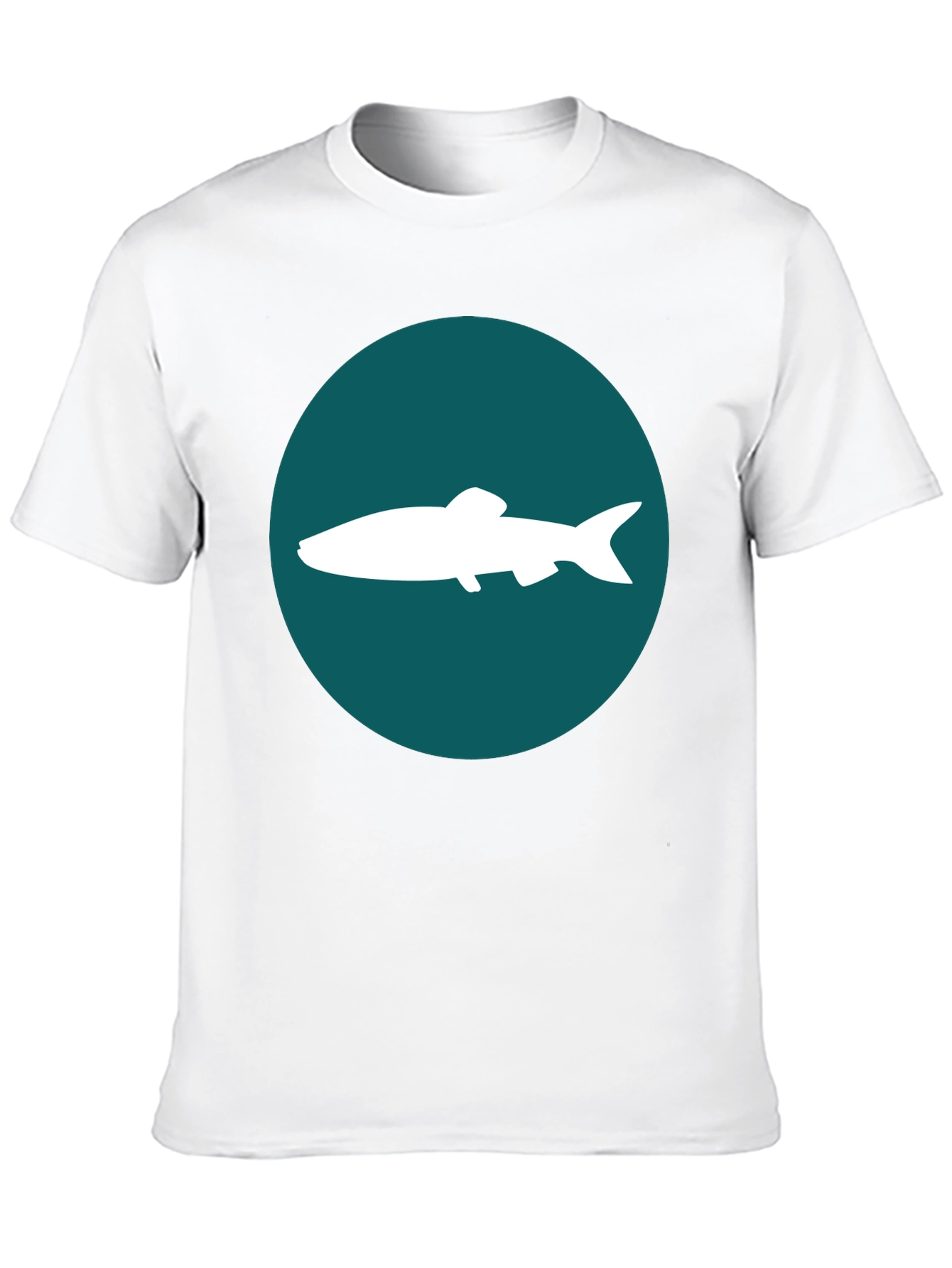 Black Fish Graphic Tee - Black Cotton Blend Casual Shirt view 10