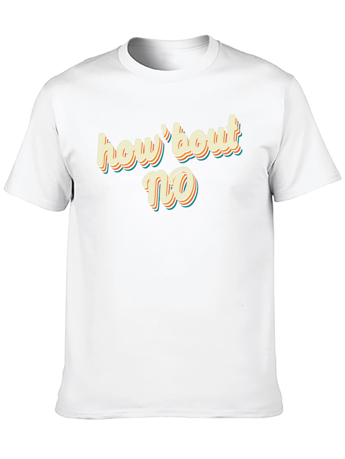 Black Retro "How 'bout No" Graphic Tee - Black view 10