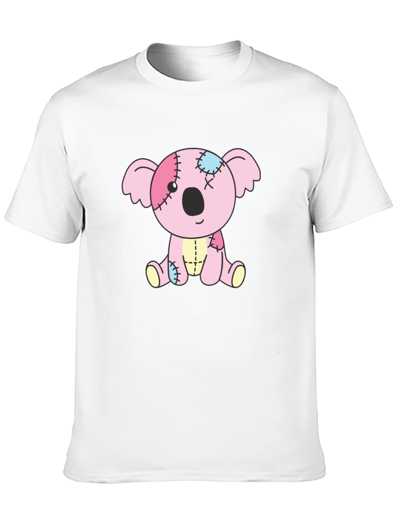 Black Koala Patchwork Graphic Tee - Unisex view 10